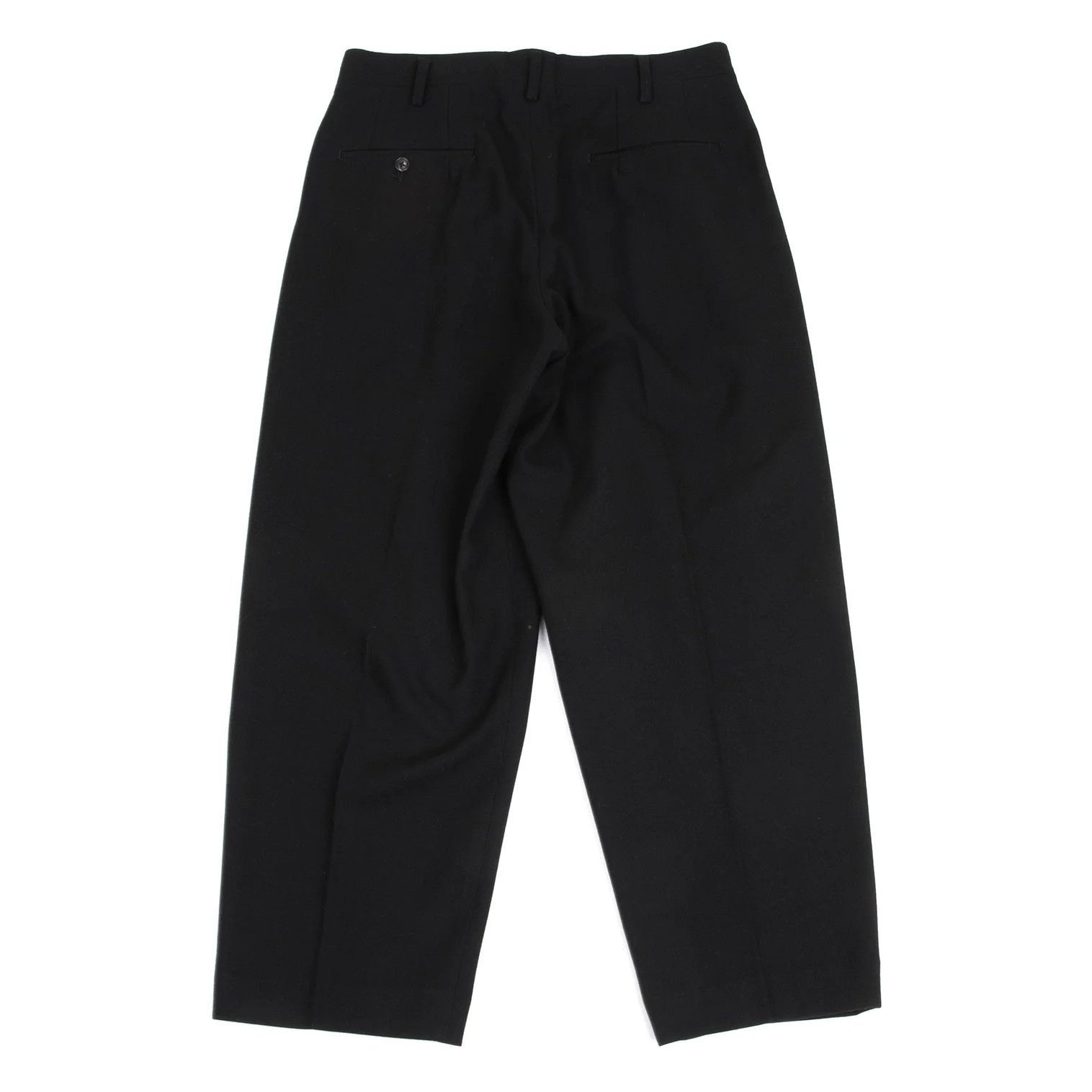 Yohji Yamamoto Yohji Yamamoto Wool Nylon Tapered Pants Black L Size US 38 / EU 54 - 12 Thumbnail