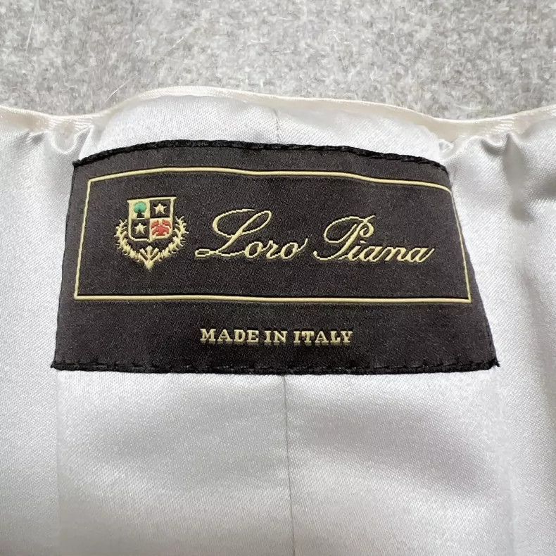 Loro Piana LORO PIANA Grayish goat cashmere coat Size XS / US 0-2 / IT 36-38 - 7 Thumbnail