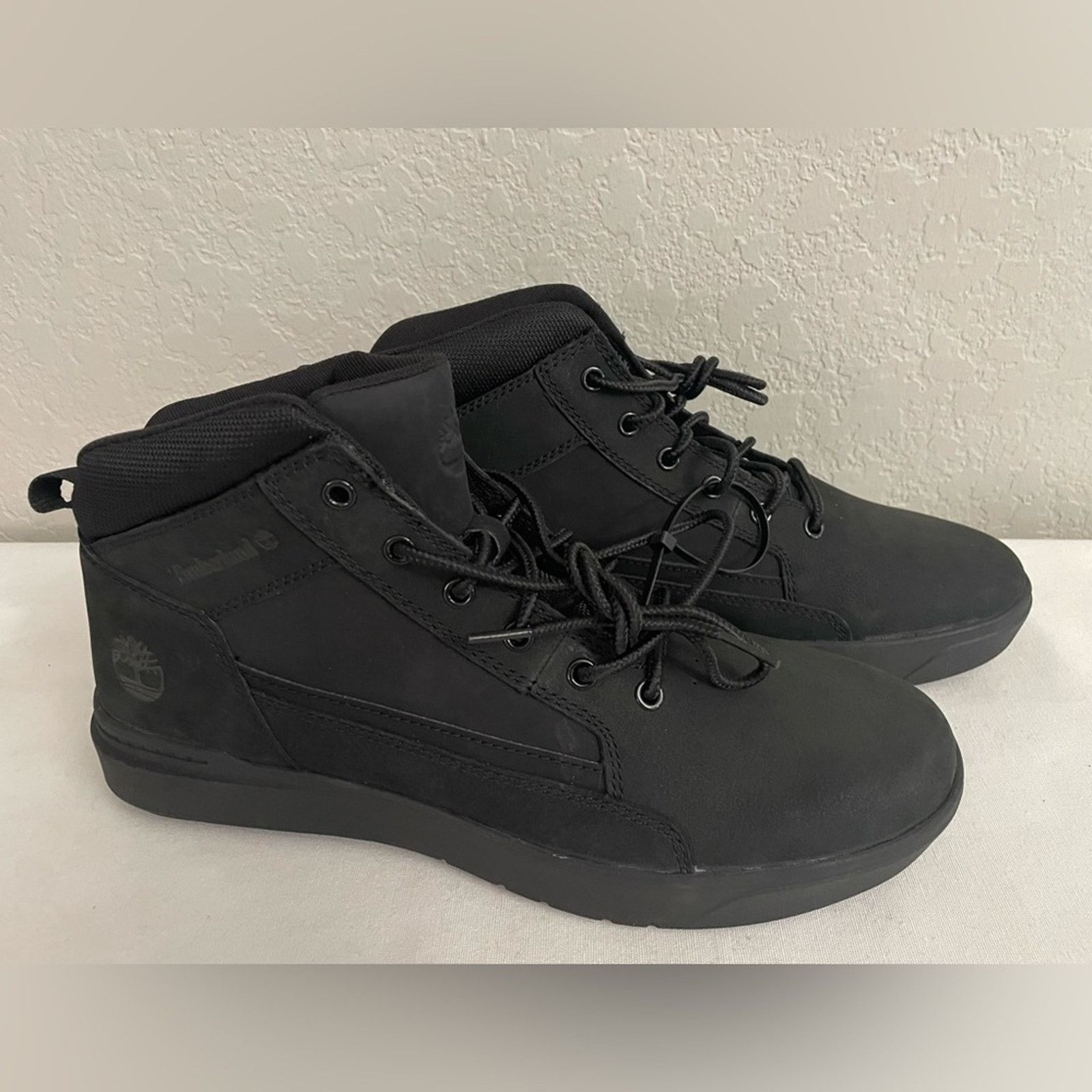 Timberland Timberland Allston Mid Lace-up Sneakers Black Nubuck Men 12 Size US 12 / EU 45 - 1 Thumbnail