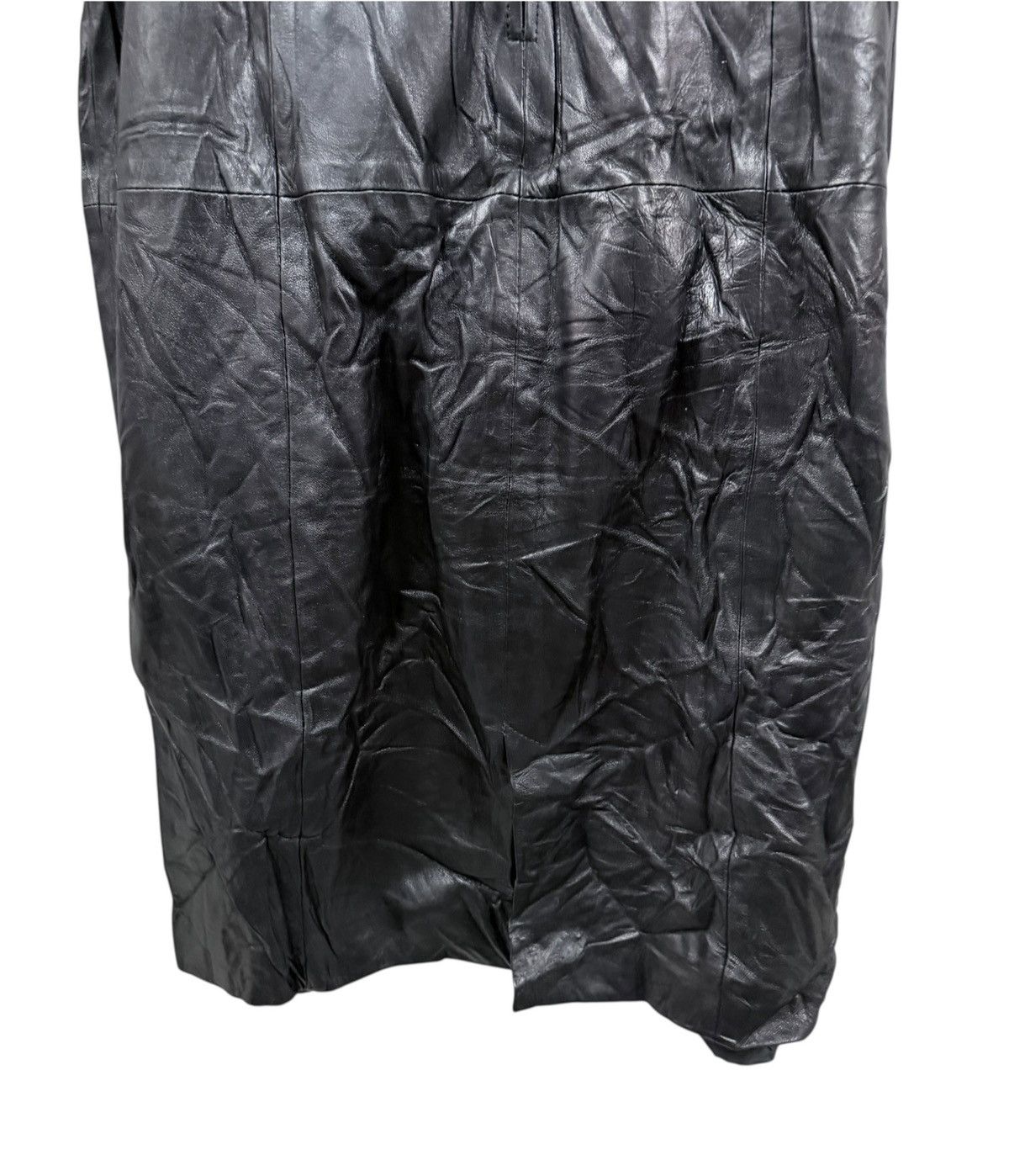 Gucci Vtg💥Gucci Era Tom ford Designer Dress Leather Black Size M / US 6-8 / IT 42-44 - 9 Thumbnail
