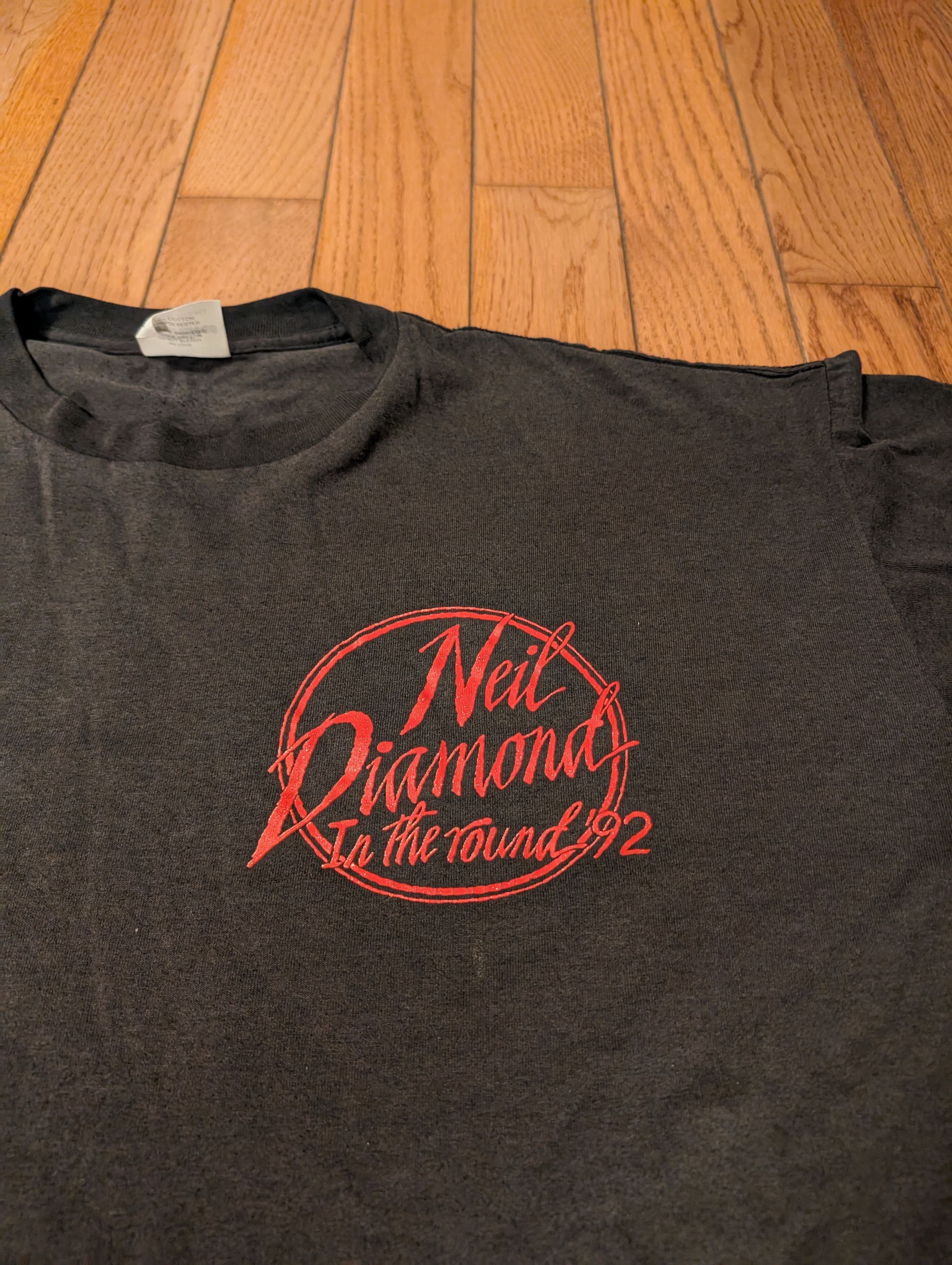 Band Tees Vintage 1992 Neil Diamond In The Round Tee Size US XL / EU 56 / 4 - 3 Thumbnail