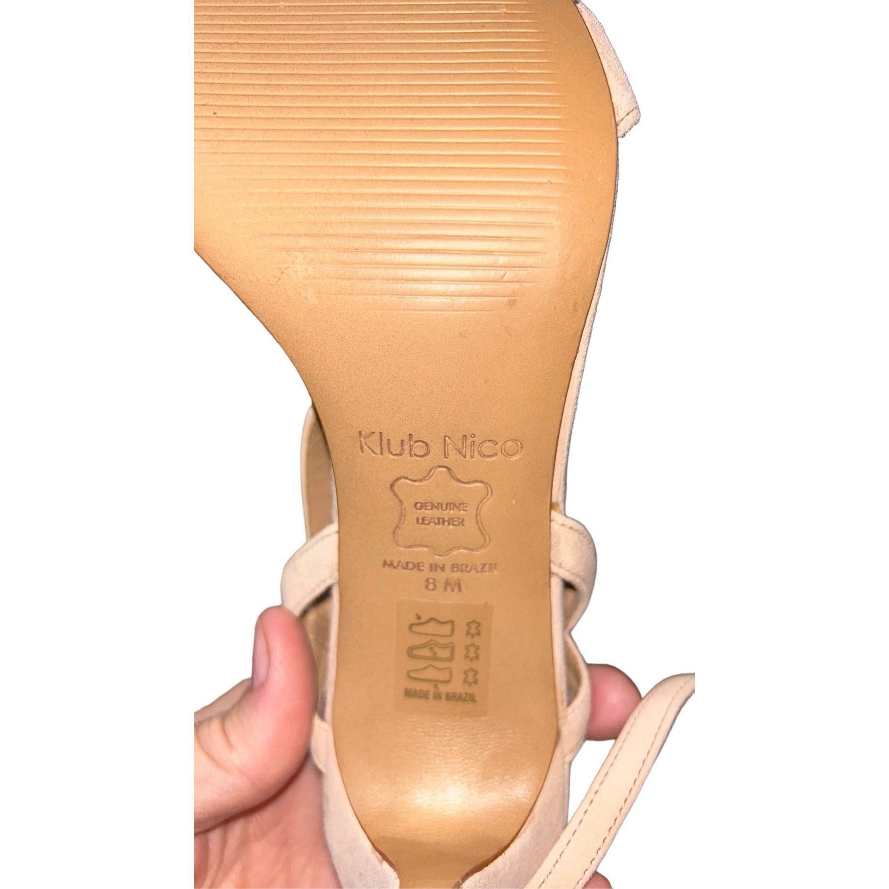 Other **New** Klub Nico Ansley Strappy Heels Tan Size 8 Size US 8 / IT 38 - 6 Thumbnail