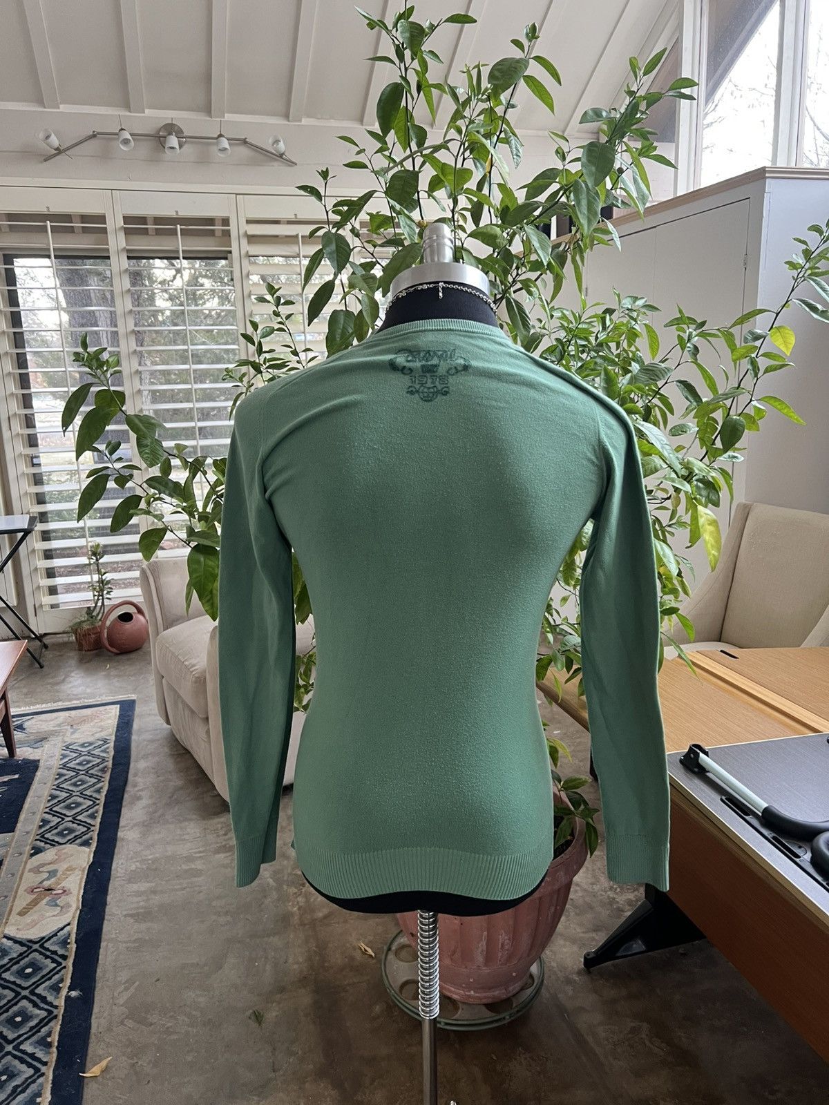 Diesel diesel made in italy wool sweater green Size US L / EU 52-54 / 3 - 3 Thumbnail