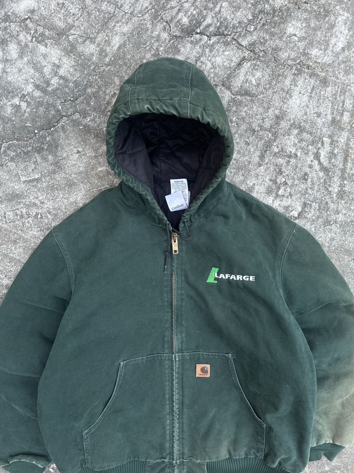 Carhartt Rare! Crazy Vintage Y2K Carhartt J130 SPC Hooded Jacket Size US XL / EU 56 / 4 - 2 Thumbnail