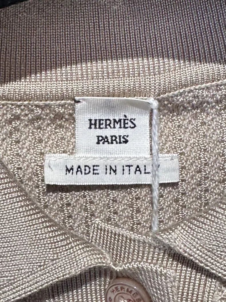 Hermes Hermes Wool Knitted Open Cardigan Oatmeal Color Size XS / US 0-2 / IT 36-38 - 5 Thumbnail