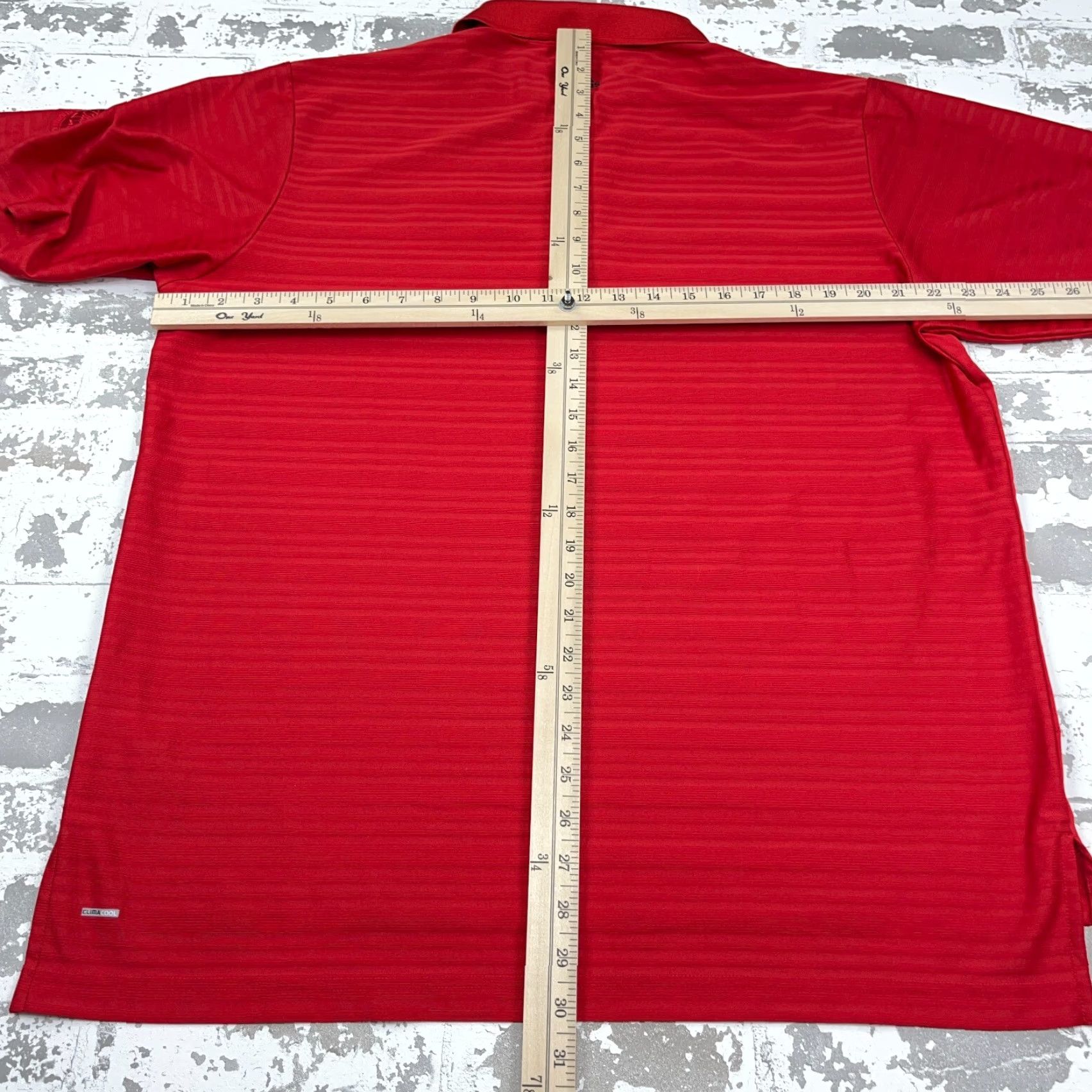 Adidas Adidas Polo Shirt Men L Red Performance Golf Club Tournament Clima Cool Size US L / EU 52-54 / 3 - 7 Thumbnail