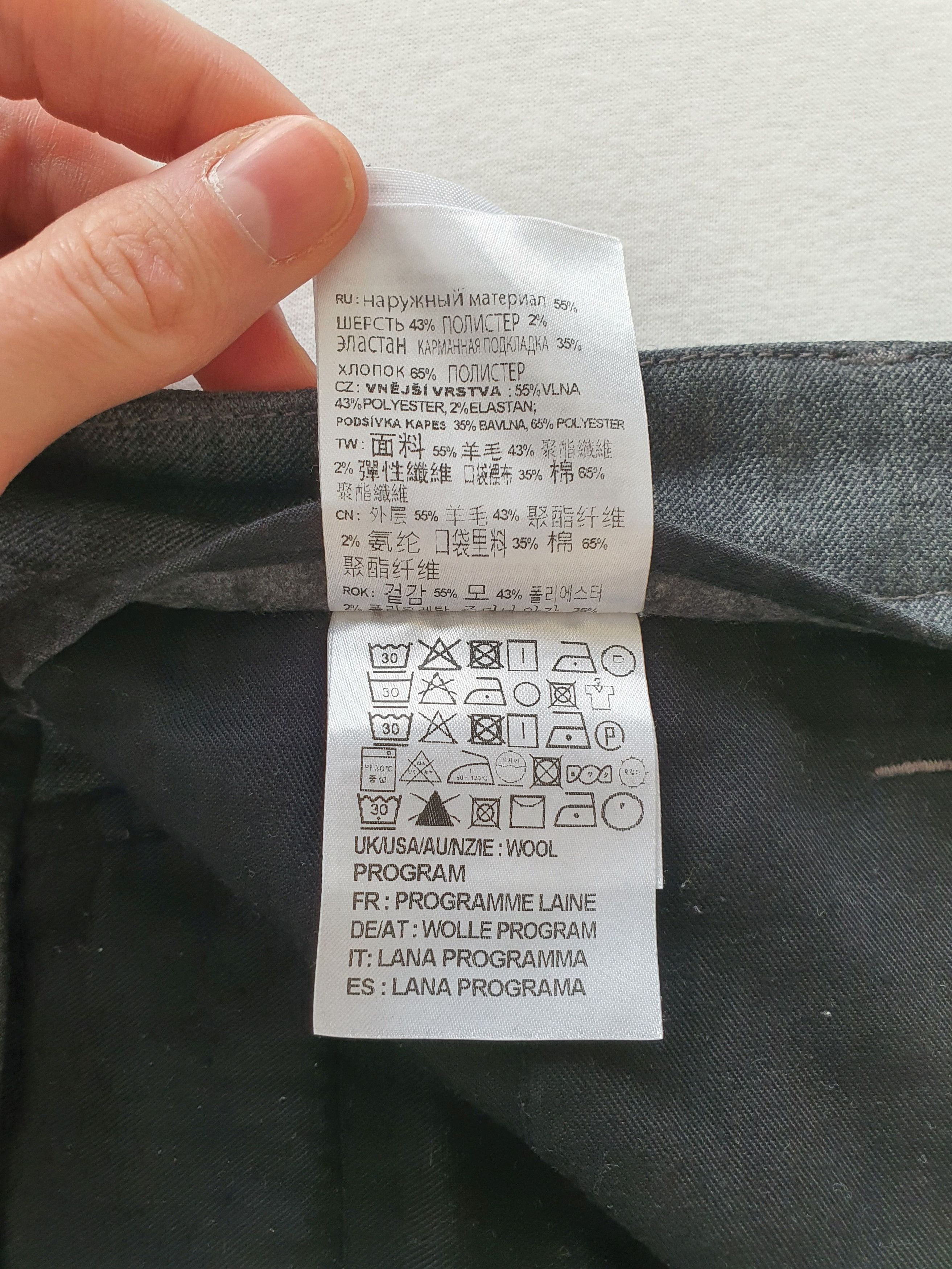 Carhartt Wip WOOL SID PANT - Trousers Pants Chinos - Gray - W36 L34 Size US 36 / EU 52 - 7 Thumbnail