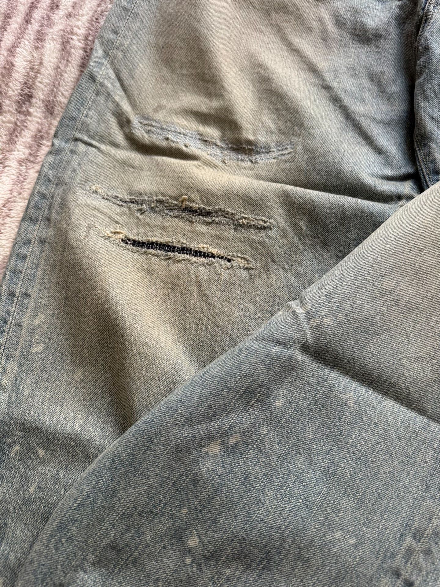 A.PRESSE A.PRESSE NO.37 Washed Wide Denim Pants Size US 36 / EU 52 - 2 Thumbnail