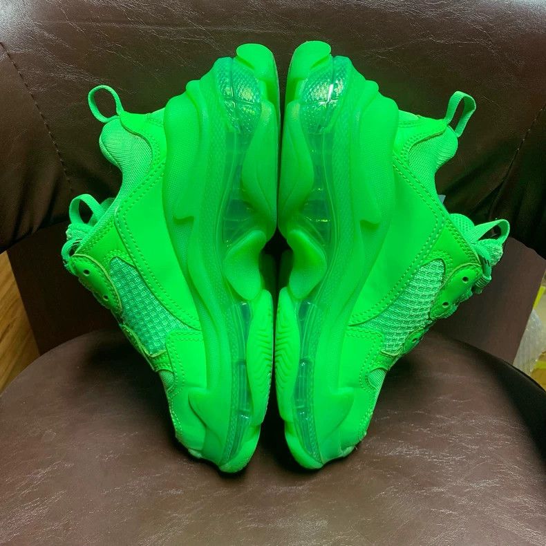 Balenciaga Balenciaga size 36 Triples Fluorescent Green Daddy Shoes 25 Size US 5 / EU 37 - 5 Thumbnail