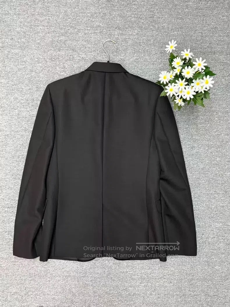 Saint Laurent Paris Saint Laurent Paris Black slim-fit suit with dark patterne Size US M / EU 48-50 / 2 - 2 Thumbnail