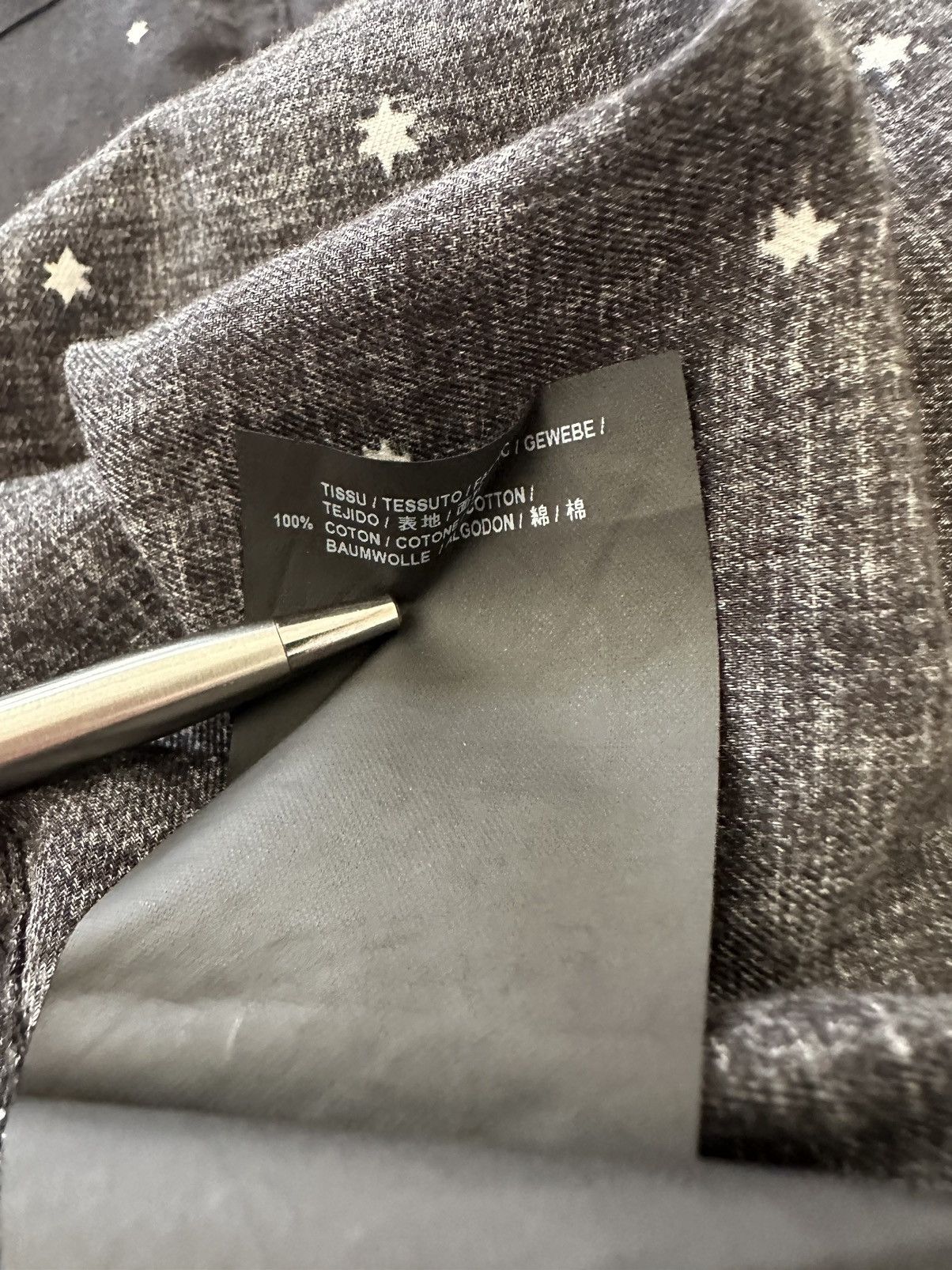 Saint Laurent Paris Grail SS16 Saint Laurent black shirt white star polka dot S Size US S / EU 44-46 / 1 - 23 Thumbnail