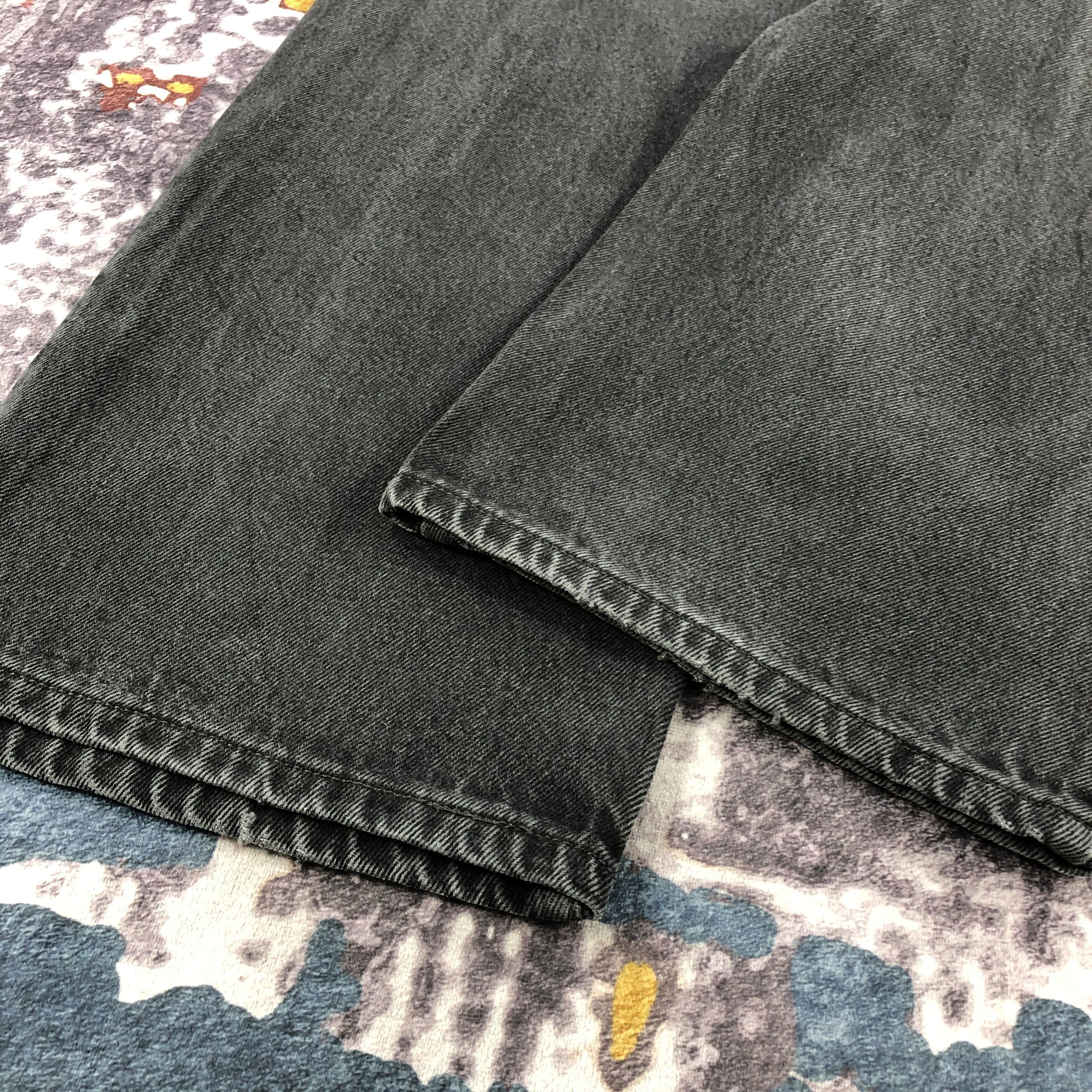 Levi's × Vintage Vintage Faded Black Levis 505 Jeans-JM2590 Size US 39 - 4 Thumbnail