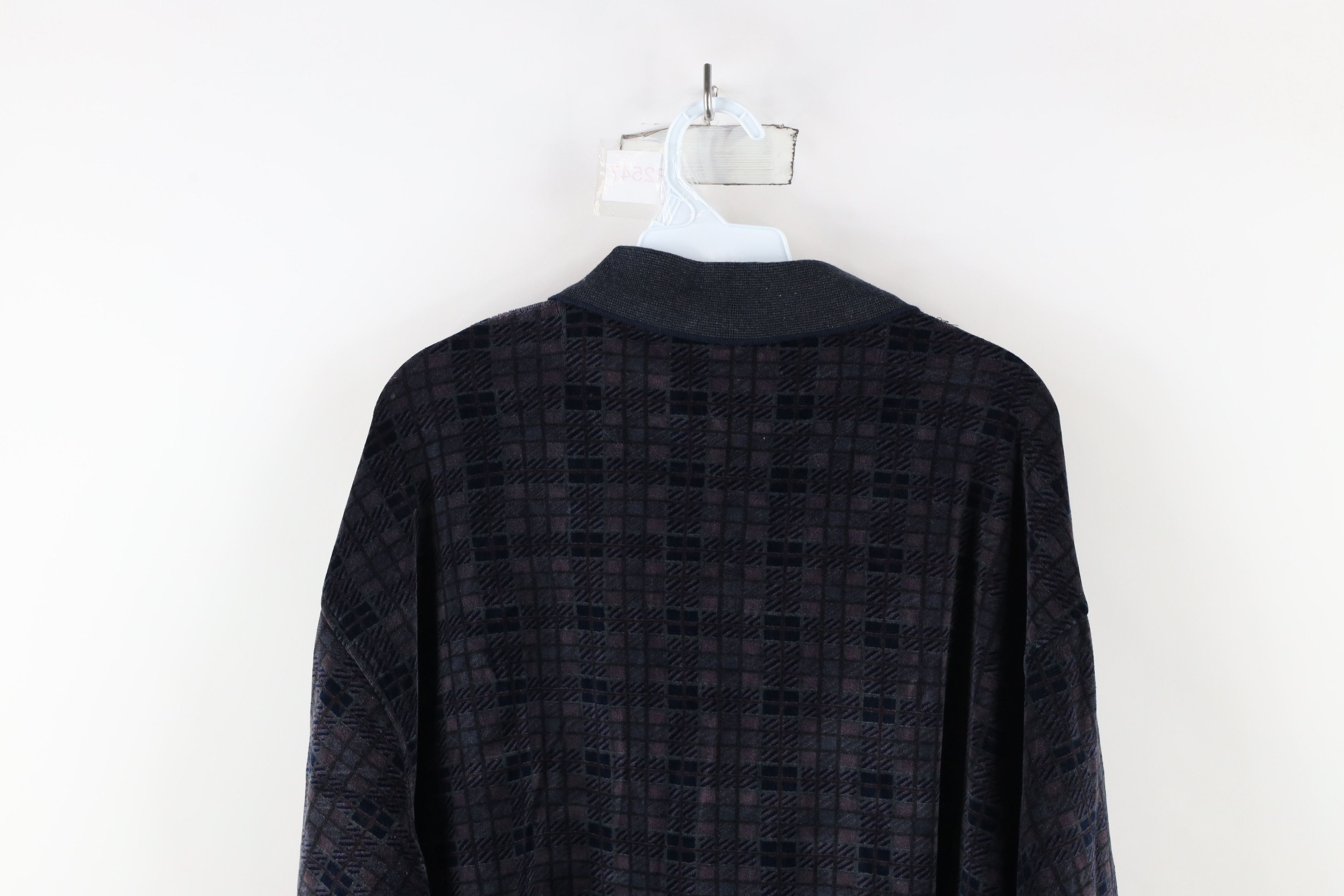 Vintage Vintage 90s Streetwear Fleece Long Sleeve Rugby Polo Shirt Size US XXL / EU 58 / 5 - 10 Thumbnail