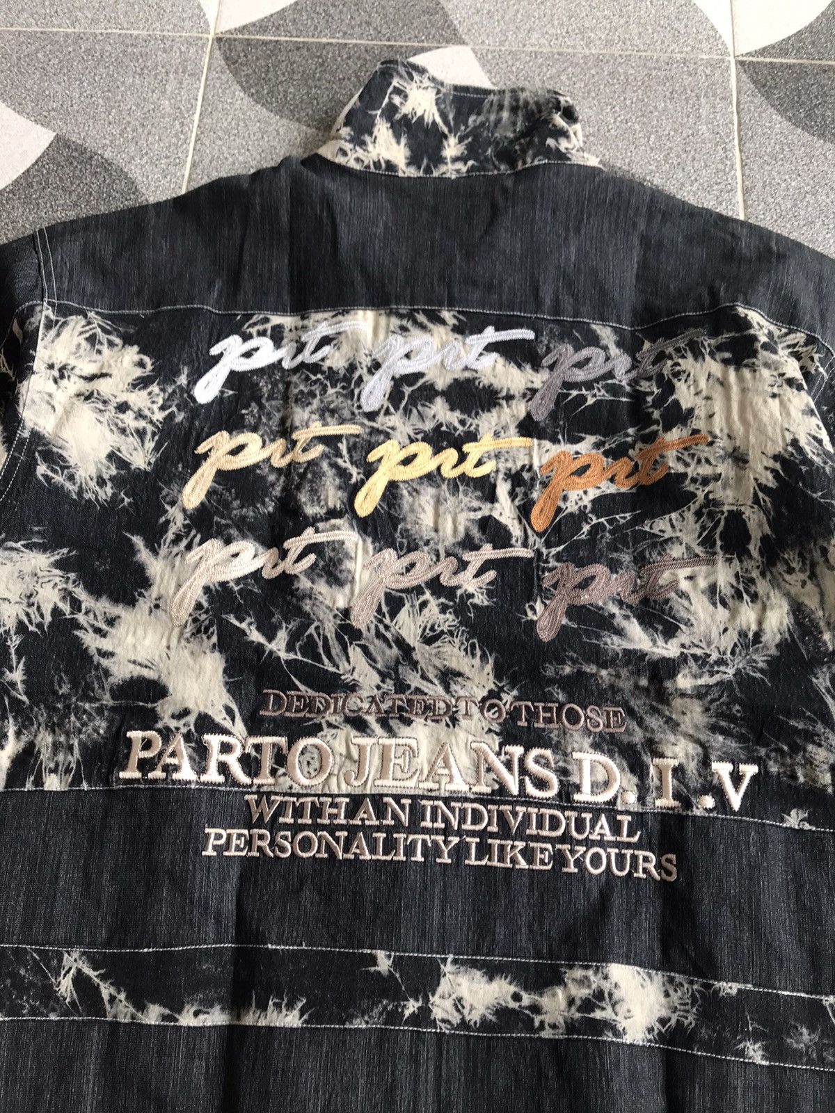 20471120 Y2K Oversize Parto Sport Zip shortsleeve Size US XL / EU 56 / 4 - 4 Thumbnail