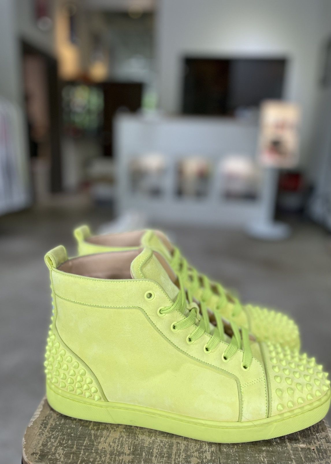 Christian Louboutin Christian Louboutin Louis Flat Patent Calf/Spikes Sneaker Size US 12 / EU 45 - 2 Thumbnail