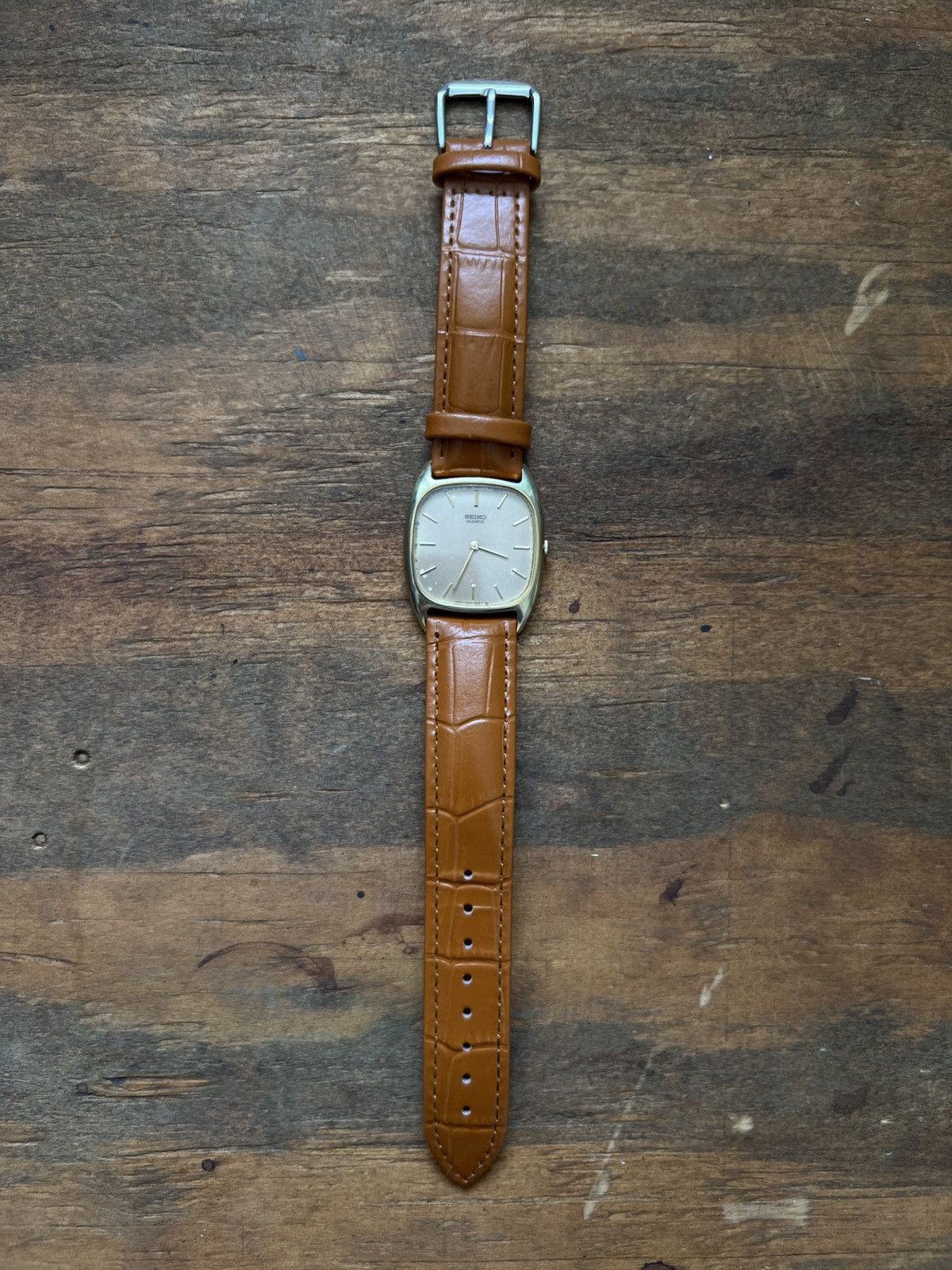 Designer × Seiko × Vintage Seiko Tank Emblem 4130-5340 Quartz