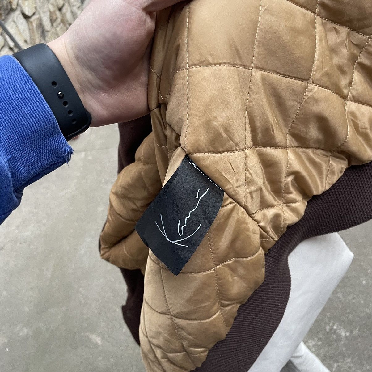 Karl Kani × Vintage Vintage Karl Kani Big Logo Varsity Bomber Jacket Size US L / EU 52-54 / 3 - 13 Thumbnail