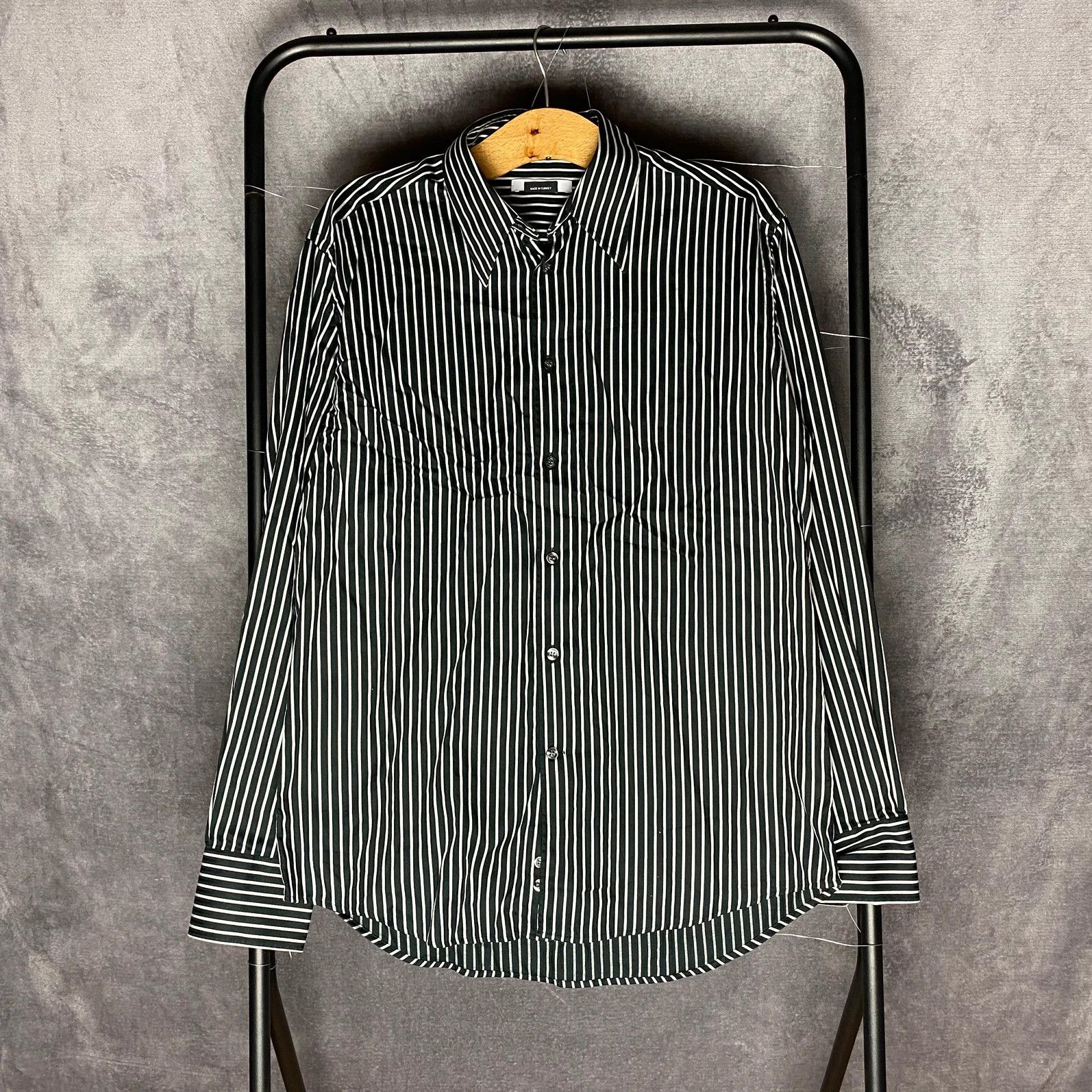 Designer × Versace Versace Collection shirt striped black white classic Size US L / EU 52-54 / 3 - 1 Thumbnail