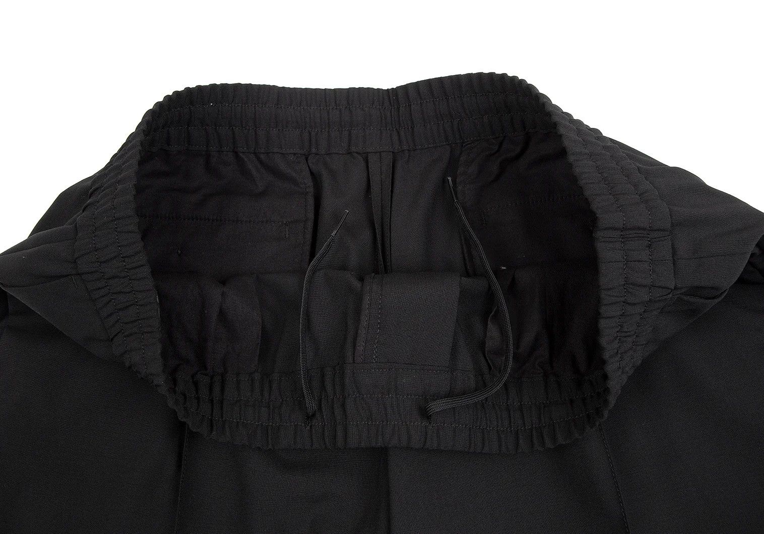 Emporio Armani Wool Blend Stretch Center Tuck Pants in Black Size 54 Size US 36 / EU 52 - 3 Thumbnail
