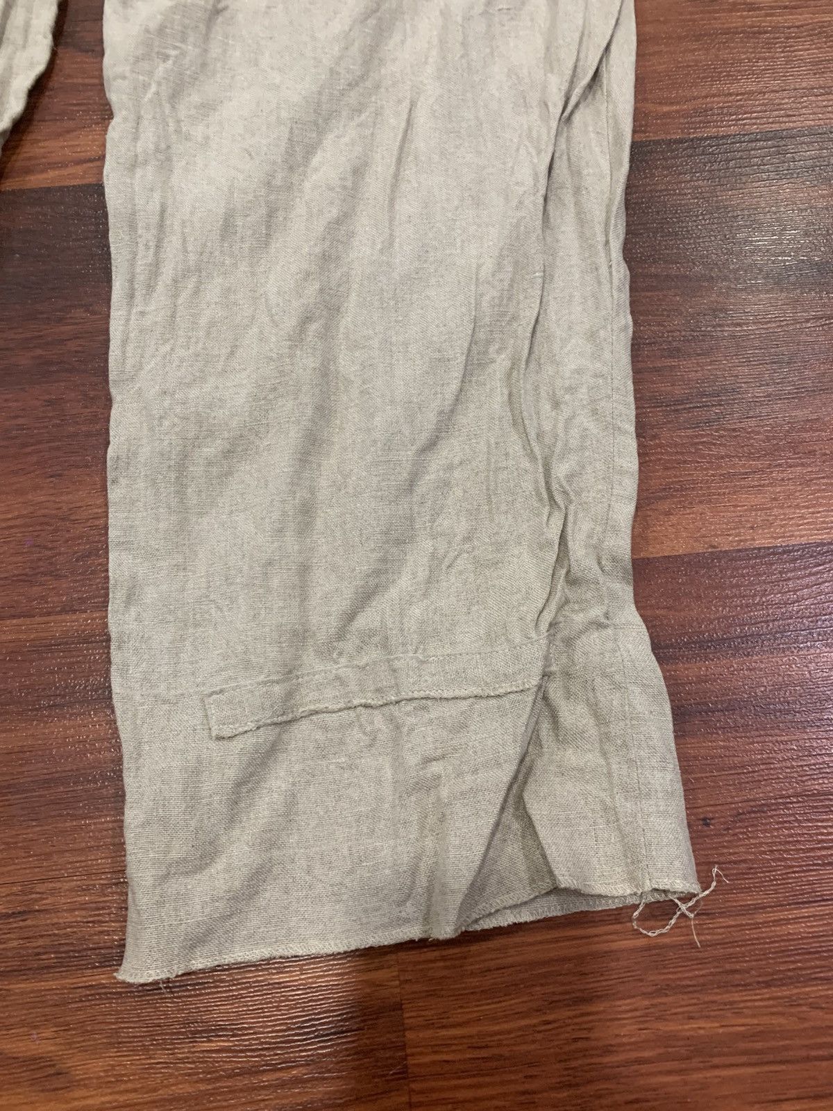 Comme des Garcons Vintage Comme des Garcons Homme Plus Linen Pants Size US 34 / EU 50 - 9 Thumbnail
