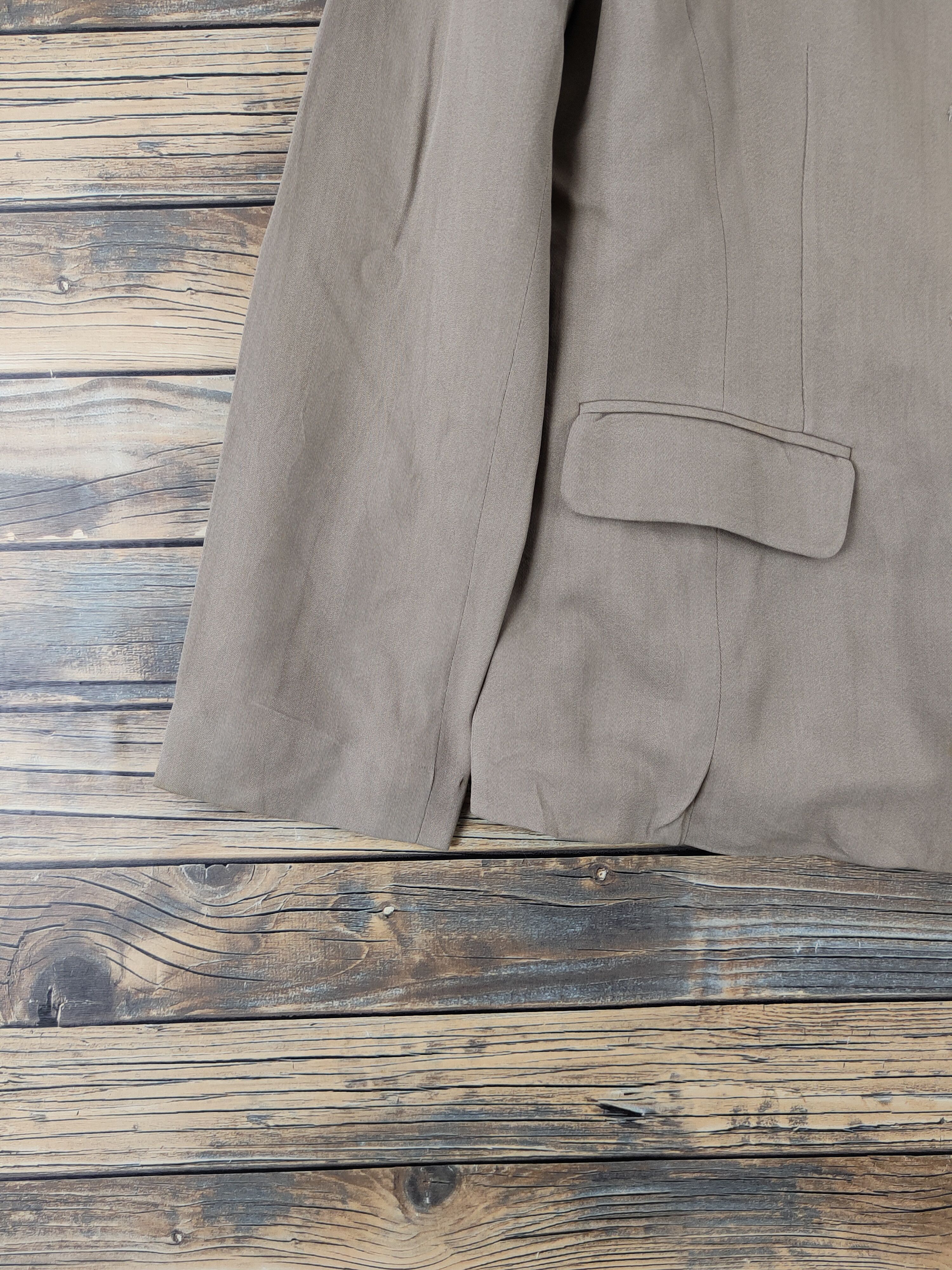 Japanese Brand × Vintage Vintage Zazie Brown Blazers Size M / US 6-8 / IT 42-44 - 4 Thumbnail