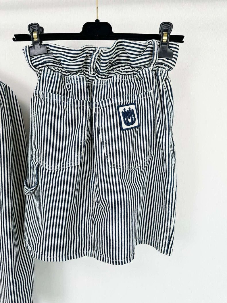 Prada Miu Miu Striped Suit Set for Spring Autumn -2505 Size M / US 6-8 / IT 42-44 - 5 Thumbnail