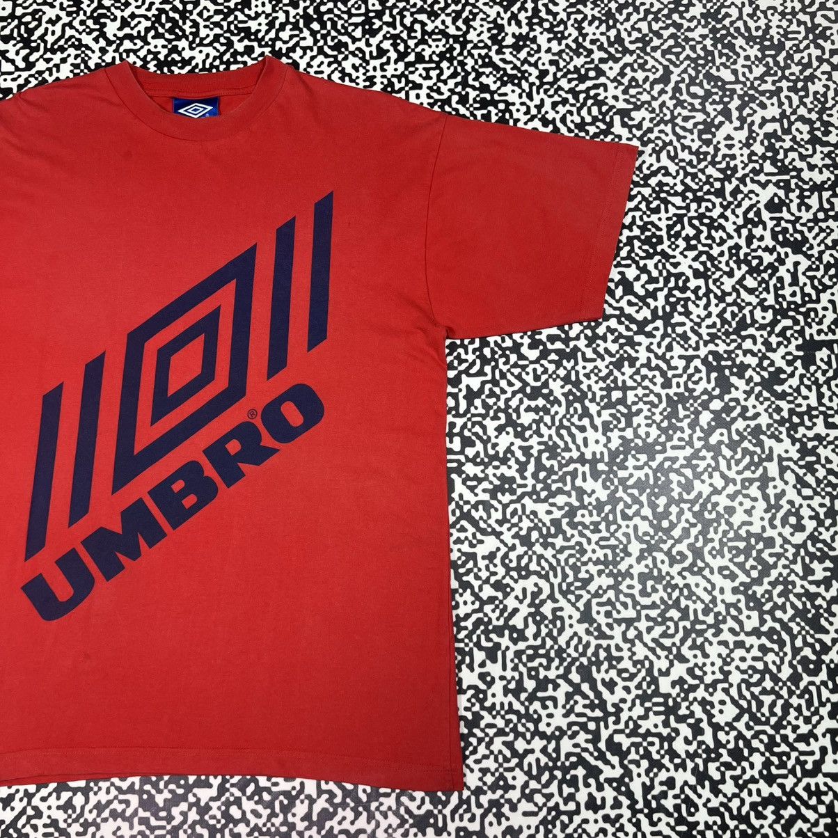 Umbro Vintage 90s UMBRO Big Logo Retro Style Casual Boxy T-shirt Size US XL / EU 56 / 4 - 3 Thumbnail