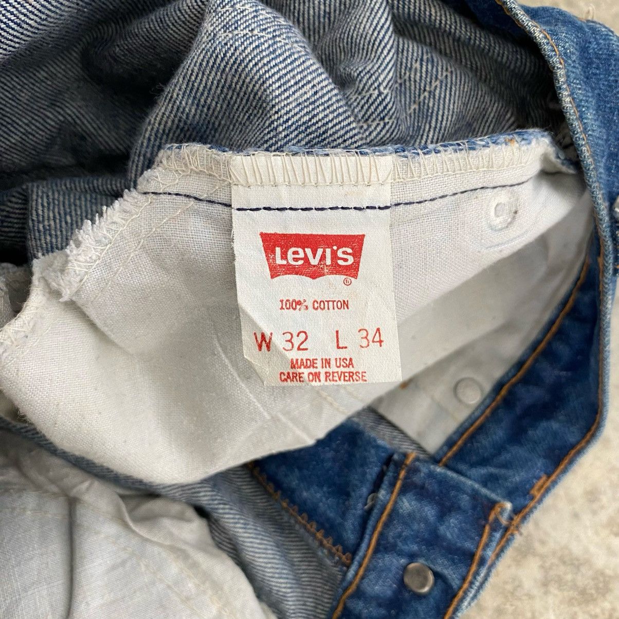 Levi's Vintage 90’s Levis 517 Orange Tab Faded Blue Flared Jeans Size US 32 / EU 48 - 14 Thumbnail