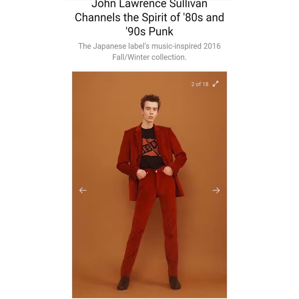 If Six Was Nine JLS 2016 F/W red london jeans Size US 32 / EU 48 - 3 Thumbnail
