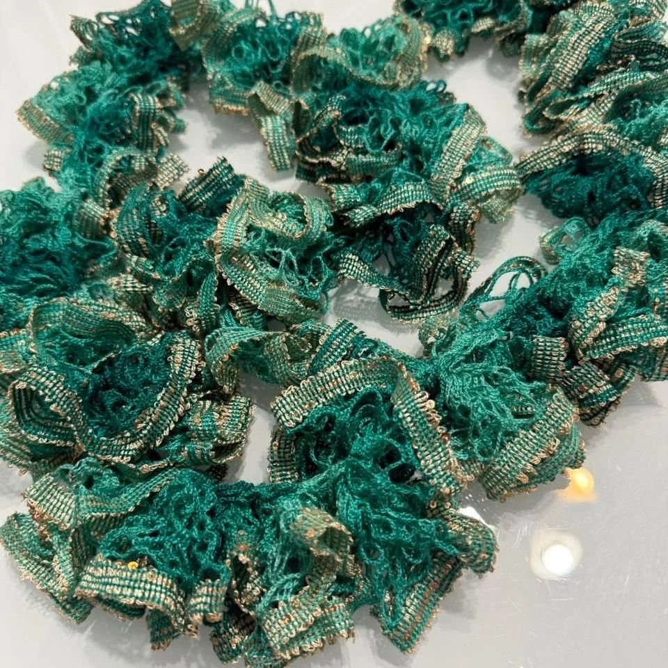 Other Handmade Ruffle Lace Scarf Soft, Lightweight & Flouncy Size ONE SIZE - 3 Thumbnail