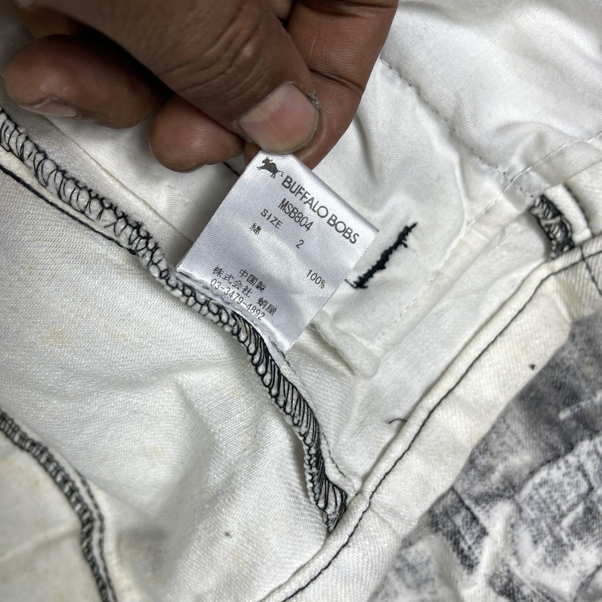 BUFFALO BOBS Buffalo Bobs Clawmark Scratch Acid Wash Denim Trucker Jacket Size US M / EU 48-50 / 2 - 15 Thumbnail
