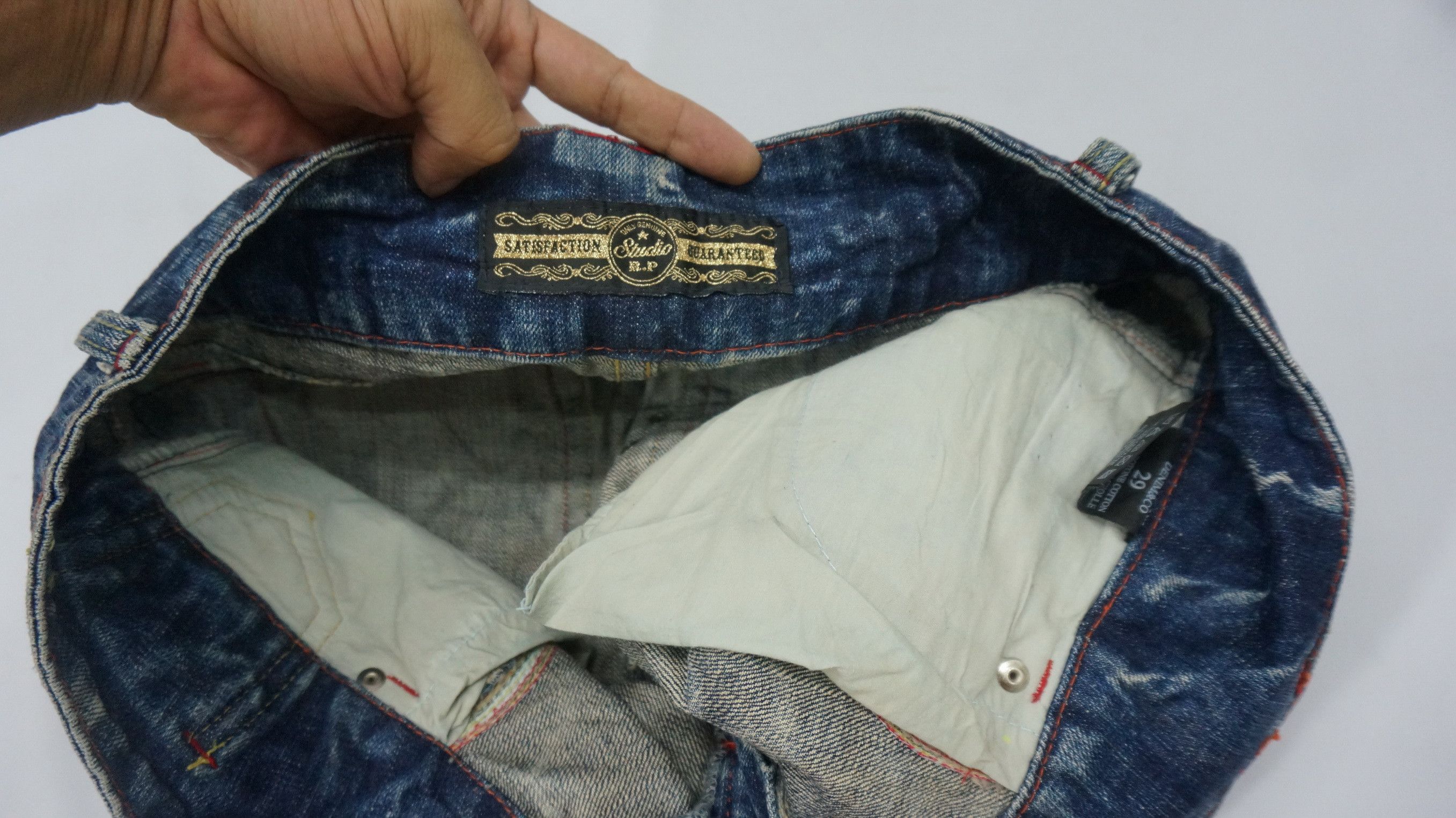 Japanese Brand Red Pepper Wide Leg Lowrise Jeans Size US 29 - 10 Thumbnail