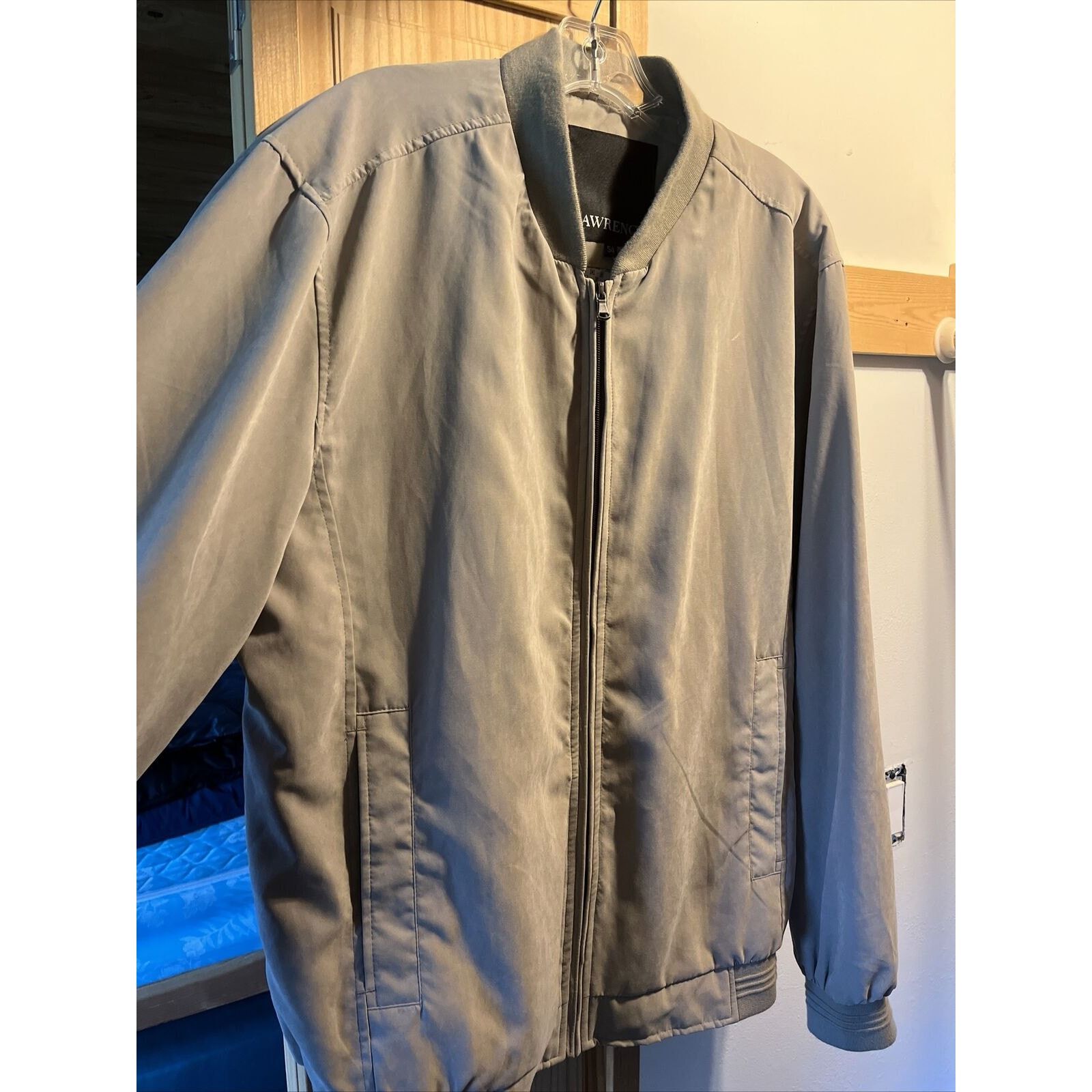 Other Lawrence Men’s 54 Cream Beige Poly Nylon windbreaker Jacket Size US XL / EU 56 / 4 - 2 Thumbnail
