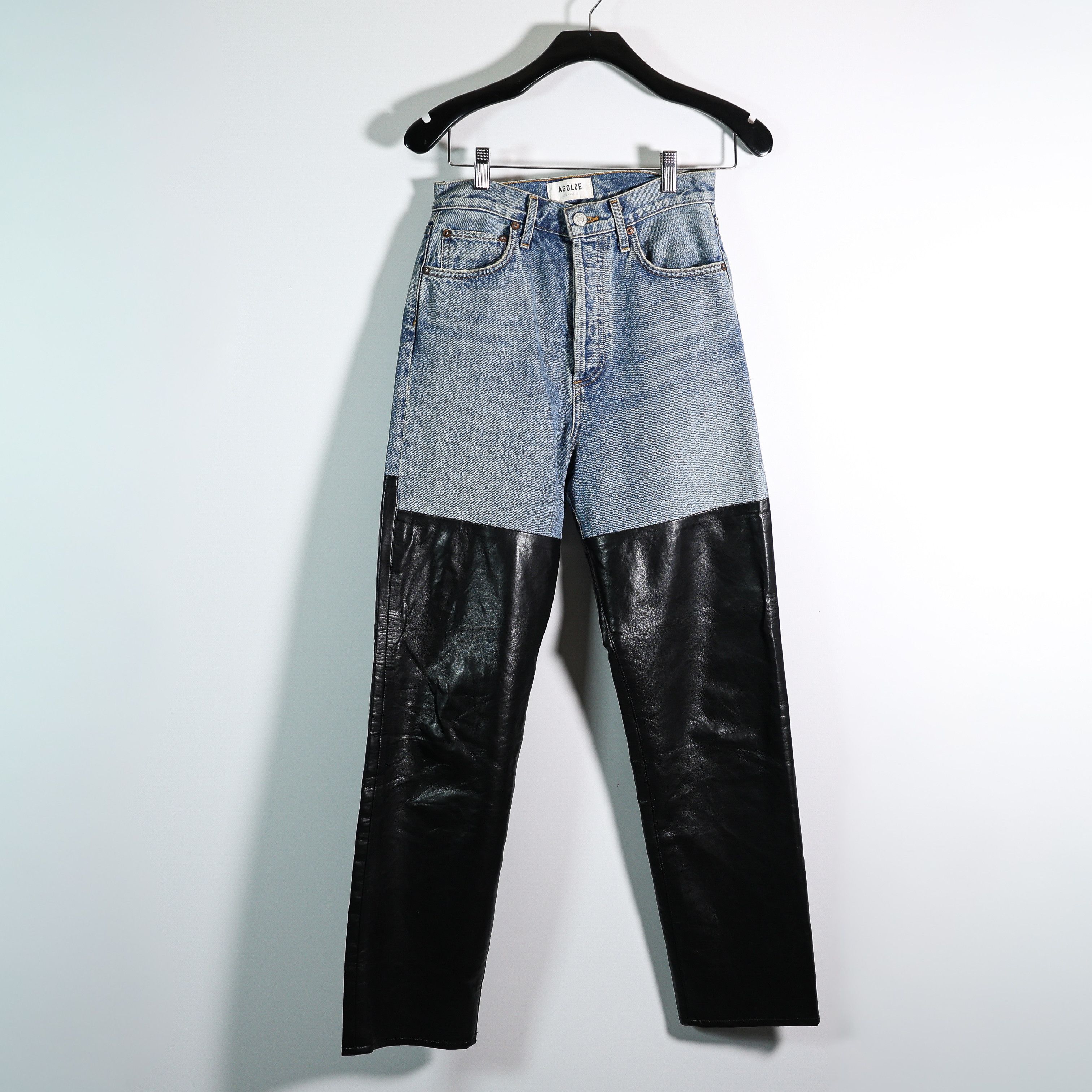 Agolde Agolde Pieced 90's Pinch Waist Genuine Size 24" / US 00 / IT 34 - 1 Thumbnail