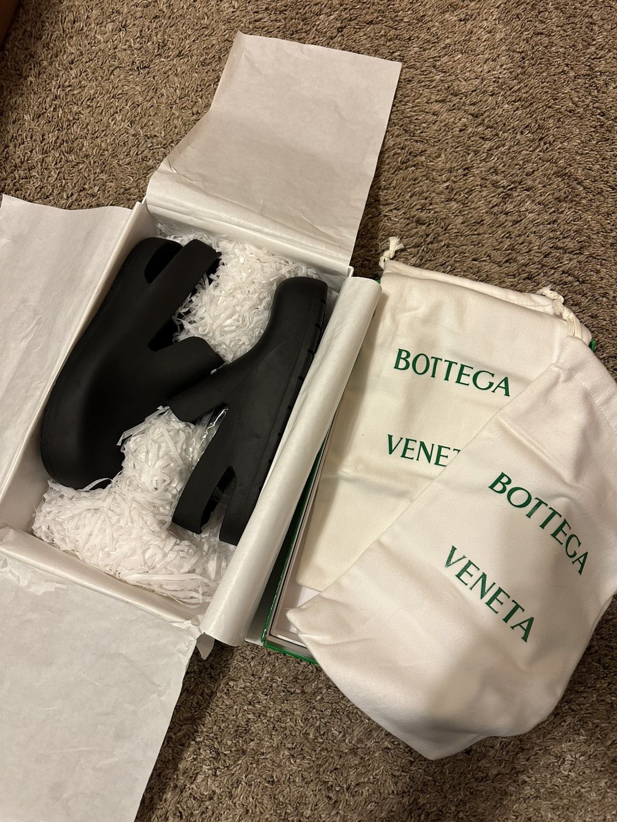 Bottega Veneta BOTTEGA VENETA Black Puddle Sandal Loafers Size US 7 / EU 40 - 11 Thumbnail