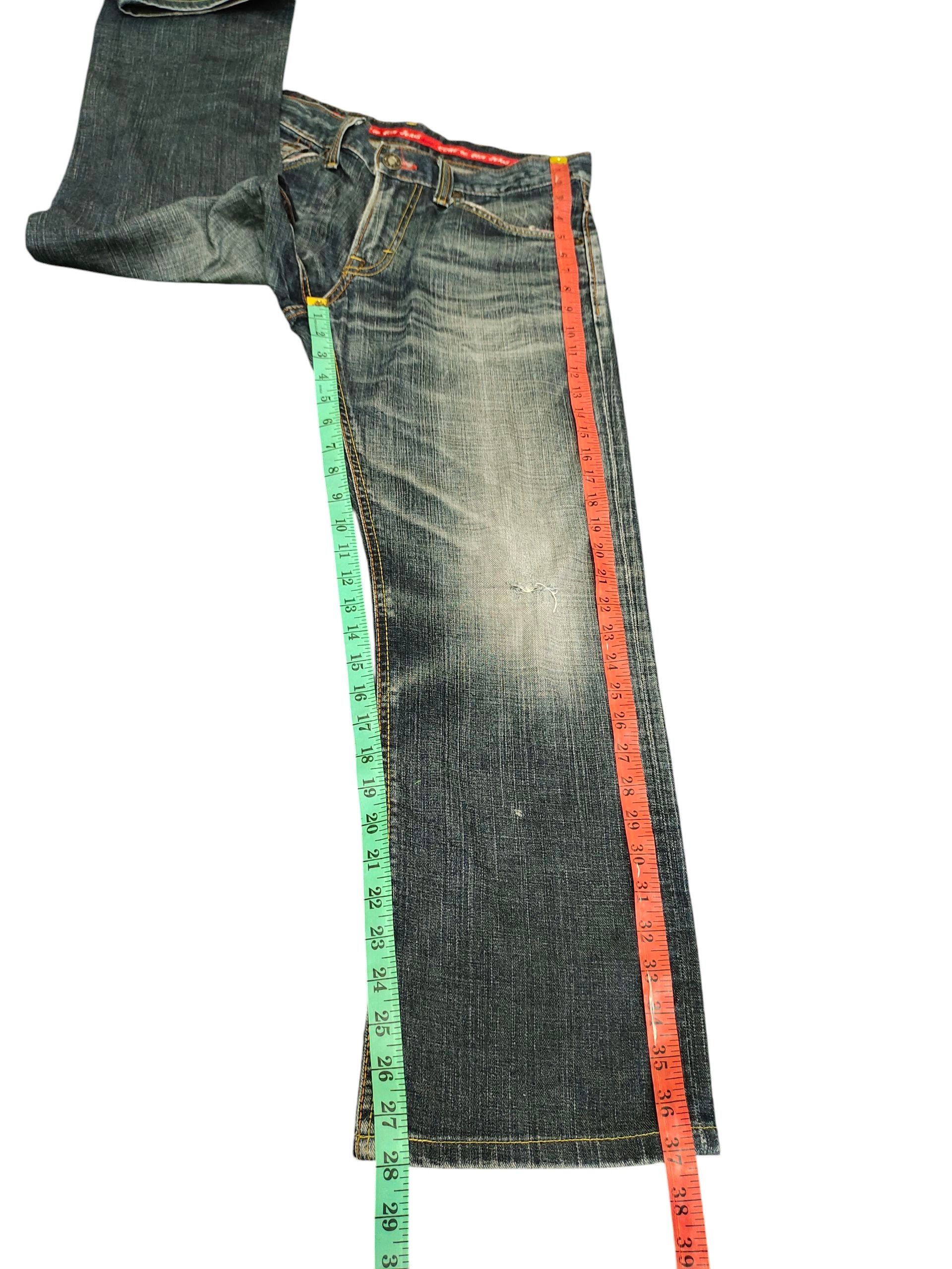 Comme des Garcons × Undercover Edwin 503 Regular Clawmark Distress Faded Denim Jeans Size US 31 - 15 Thumbnail