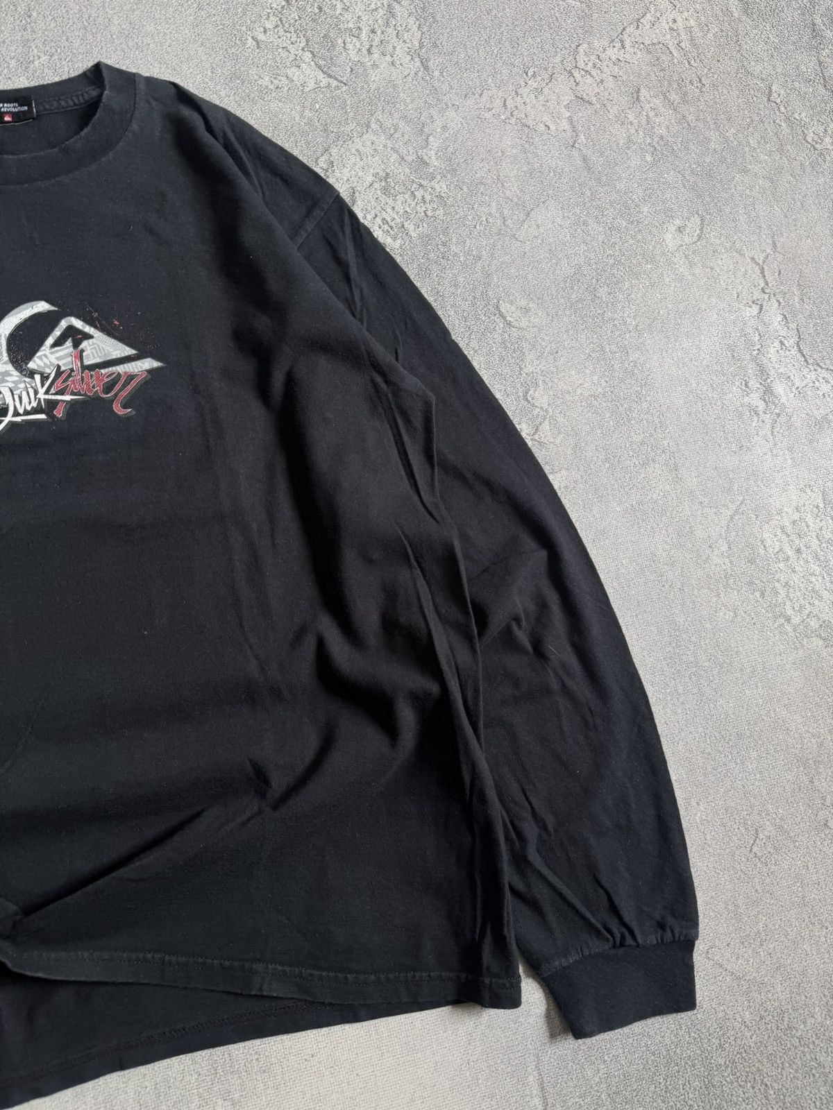 Quiksilver Quiksilver Quicksilver big logo surf tee tshirts long sleeve Size US L / EU 52-54 / 3 - 12 Thumbnail