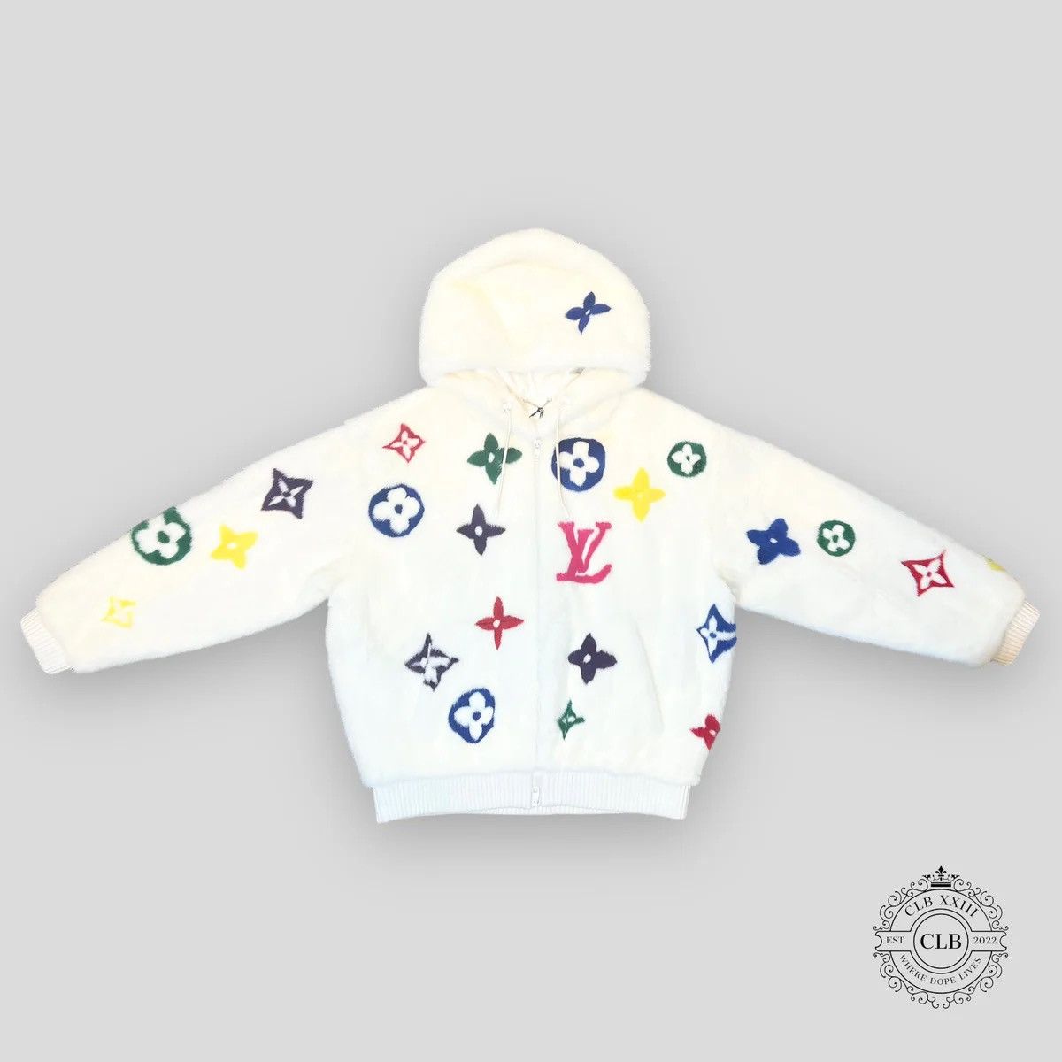 Louis Vuitton Louis Vuitton Monogram Multicolor Mink Jacket Size US L / EU 52-54 / 3 - 2 Thumbnail