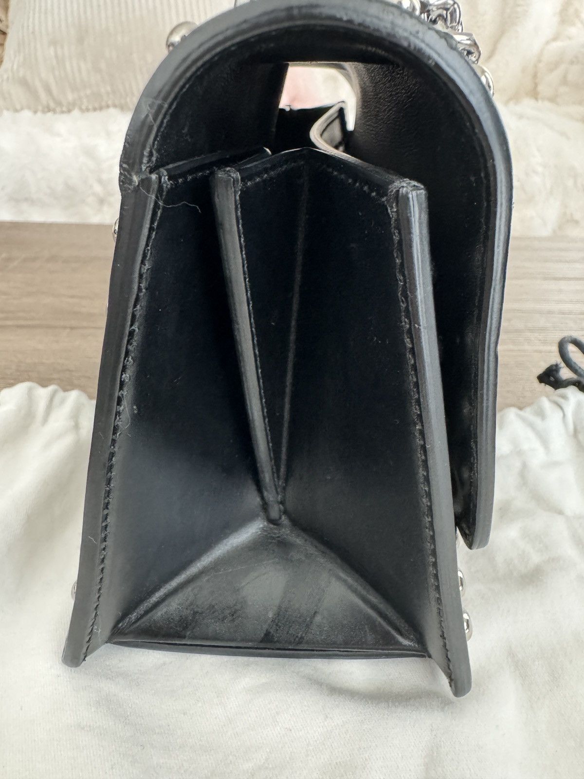 Balmain Balmain Baby Box Studded Shoulder Bag Size ONE SIZE - 6 Thumbnail