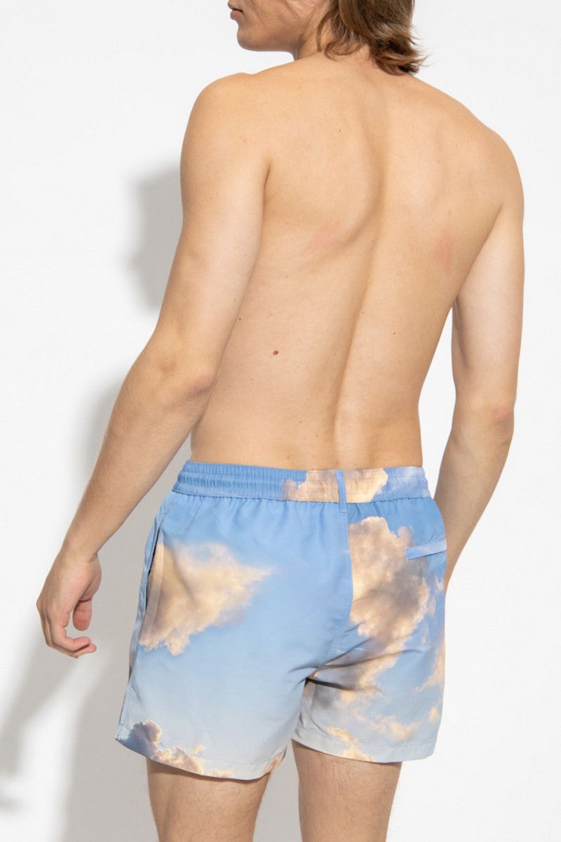 Paul Smith PAUL SMITH Swimwear blue cloud print swim shorts Medium Size US 32 / EU 48 - 3 Thumbnail