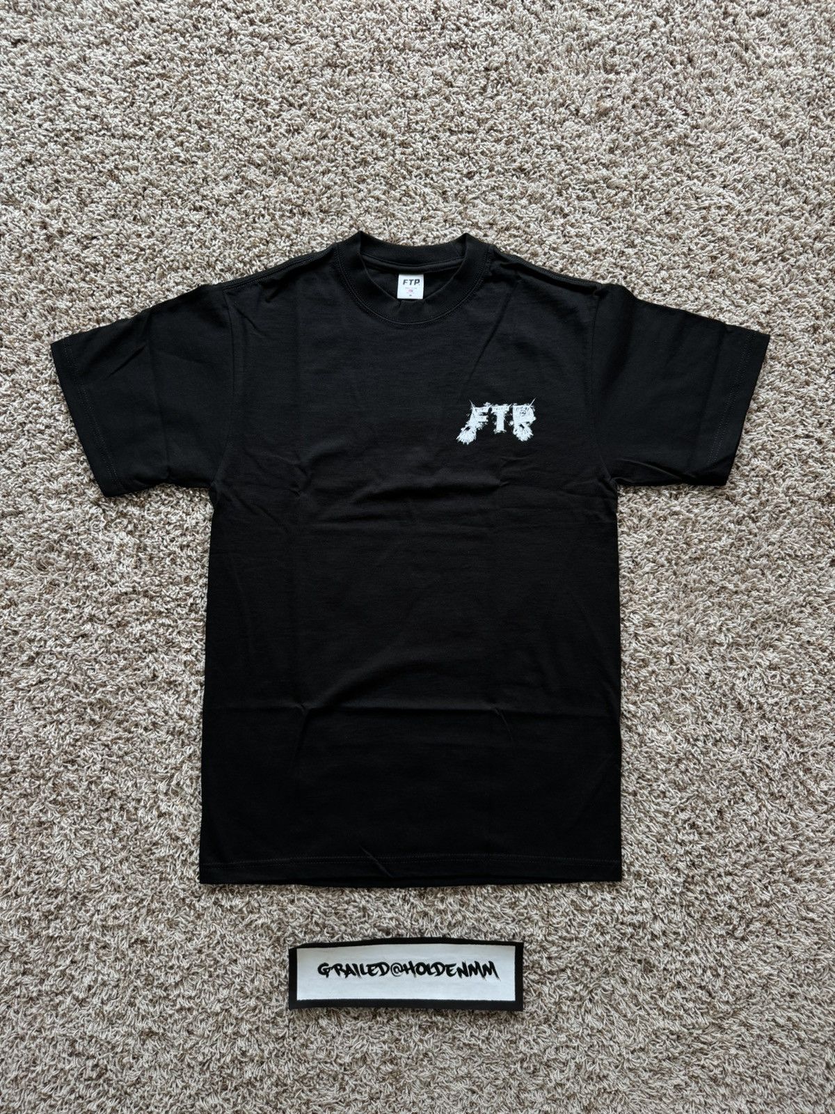 Fuck The Population FTP Grave Logo Tee Black Size US M / EU 48-50 / 2 - 1 Thumbnail