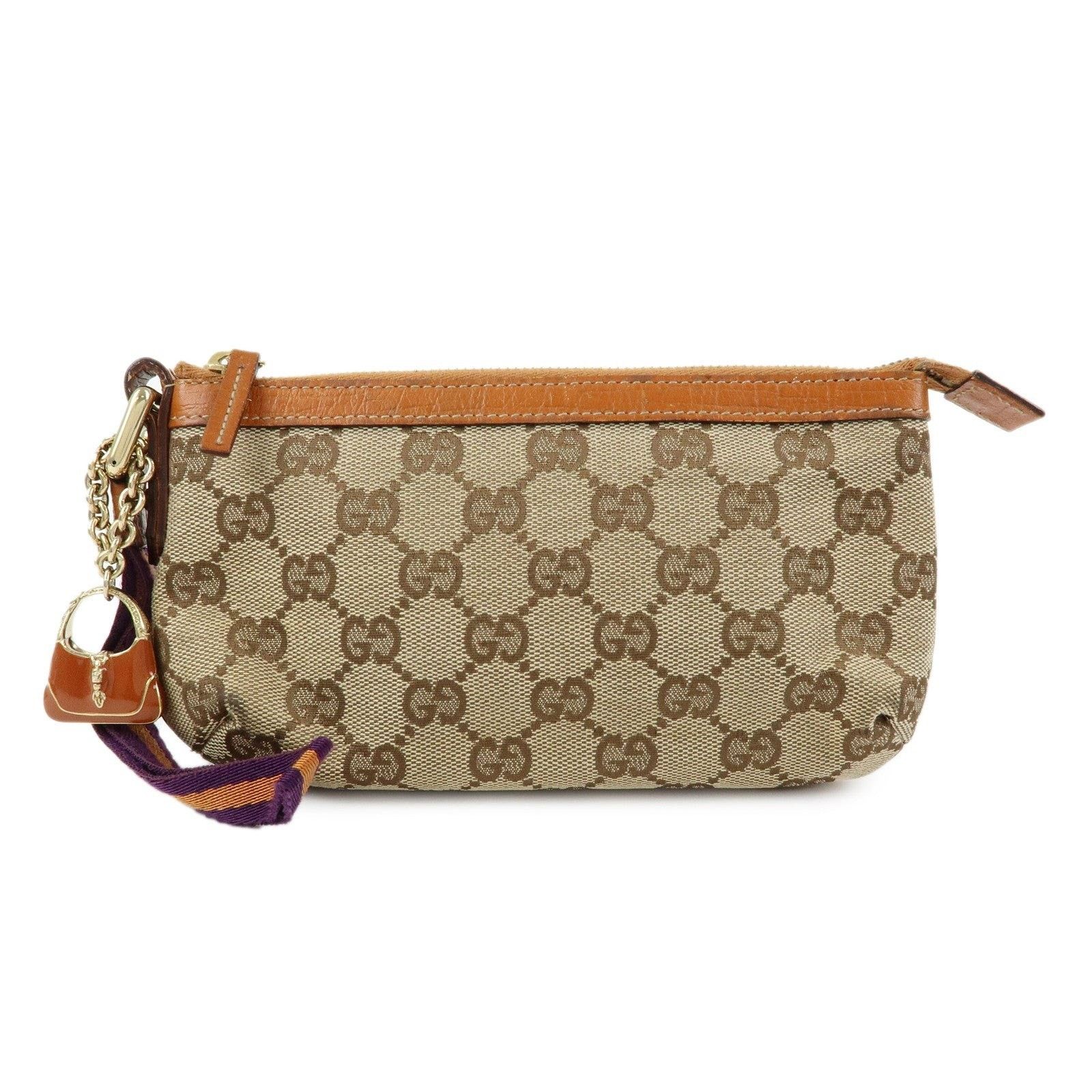Gucci Gucci GG Canvas Pochette Beige Size ONE SIZE - 1 Thumbnail