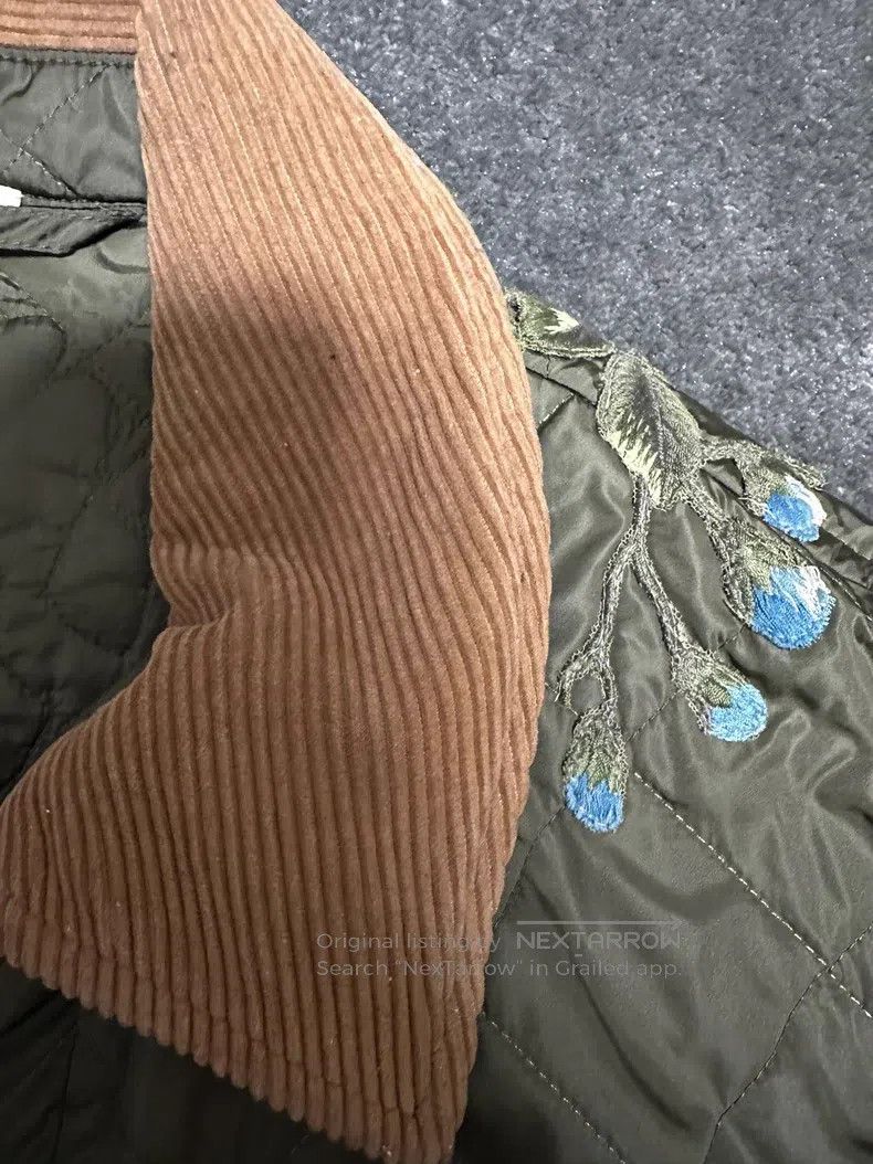 Gucci Gucci Army green flying saucer embroidery sandwich cotton Size US M / EU 48-50 / 2 - 5 Thumbnail