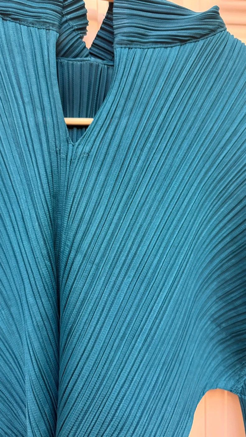Issey Miyake Issey Miyake size:3 A short blue hooded long-sleeved sweat Size S / US 4 / IT 40 - 3 Thumbnail