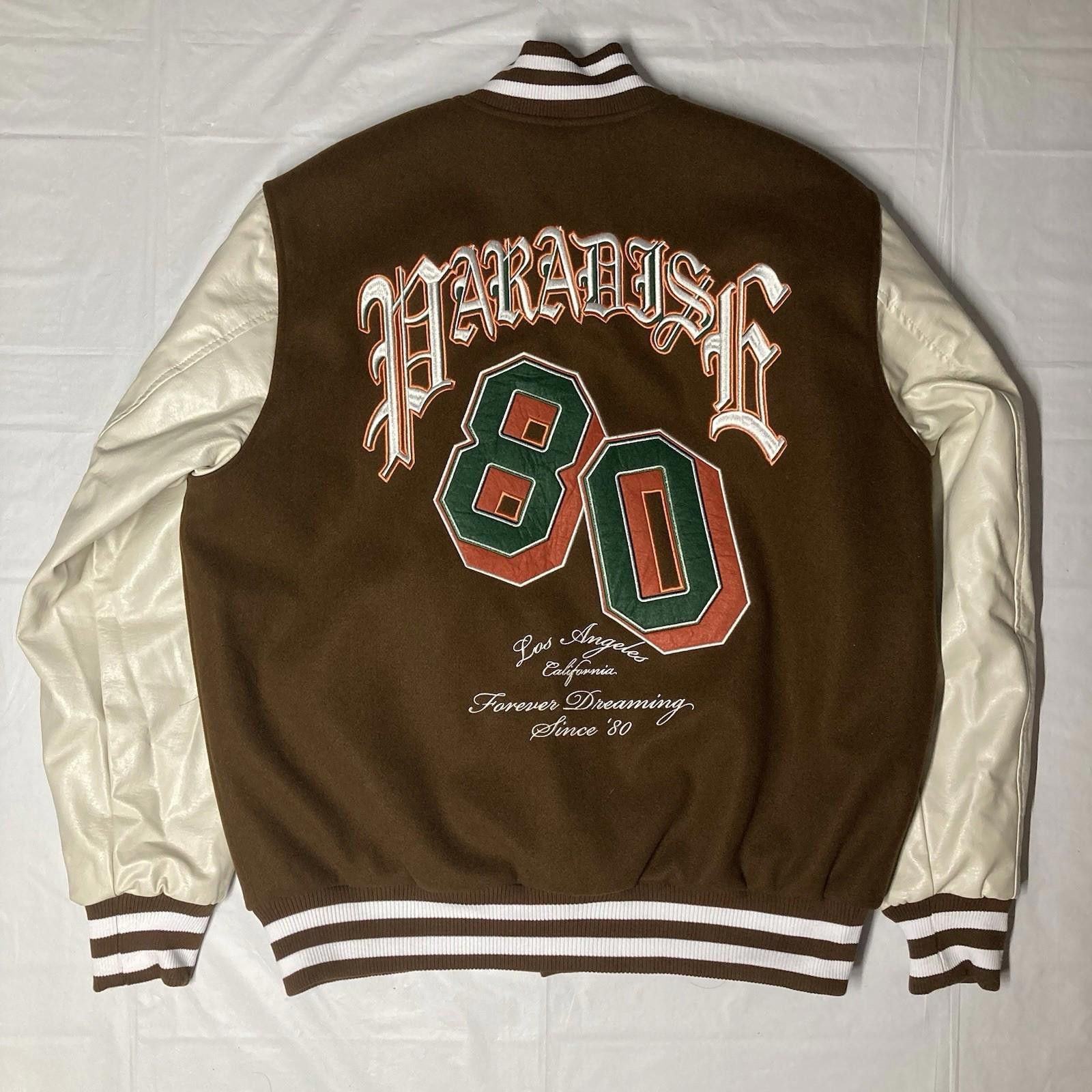 Pacsun NEW Men’s XL Pacsun Paradise LA California Brown Jacket Size US XL / EU 56 / 4 - 4 Thumbnail
