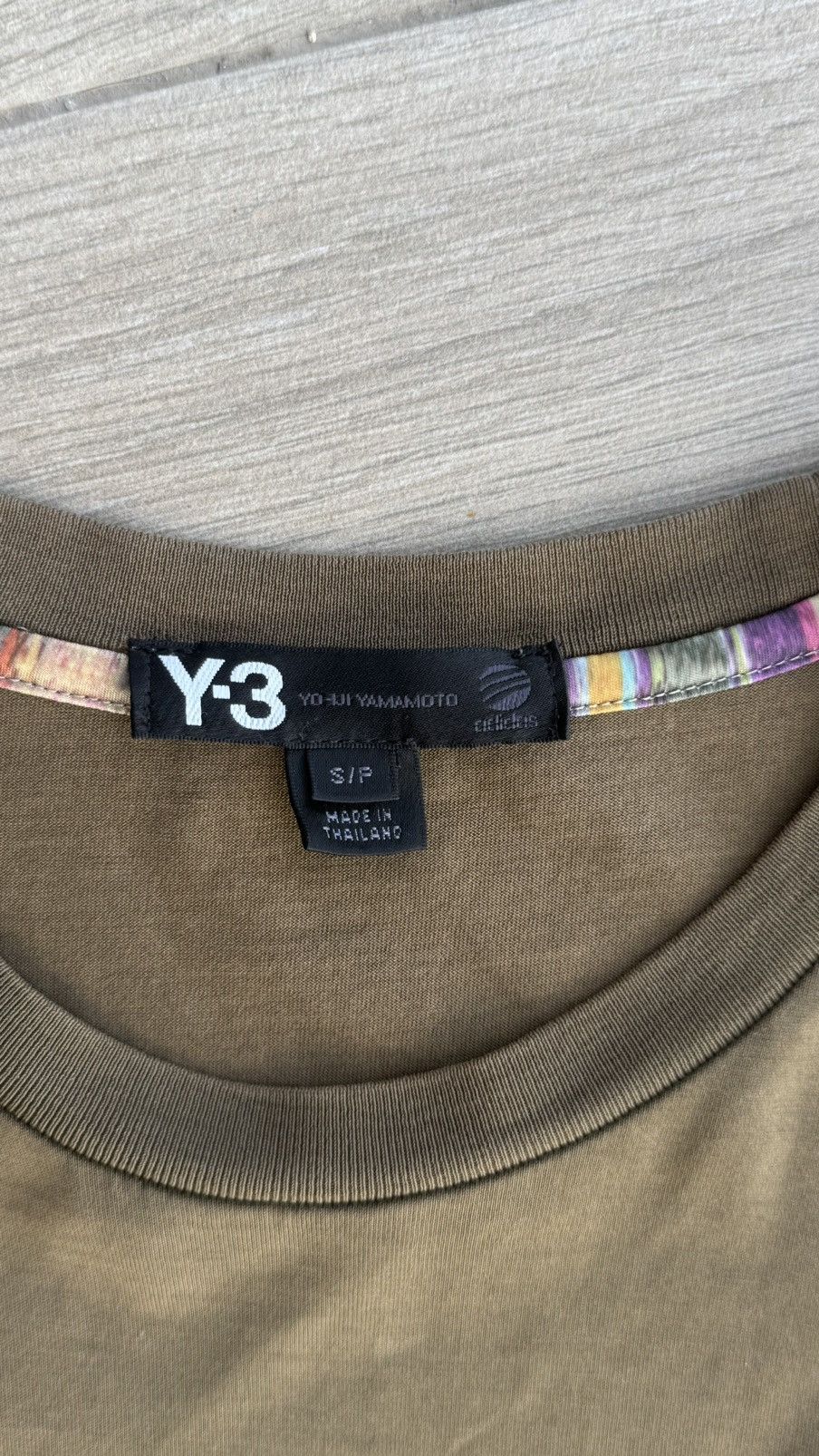 Yohji Yamamoto Y-3 Yohji Yamamoto x Adidas Tee – Olive Green Size US S / EU 44-46 / 1 - 3 Thumbnail