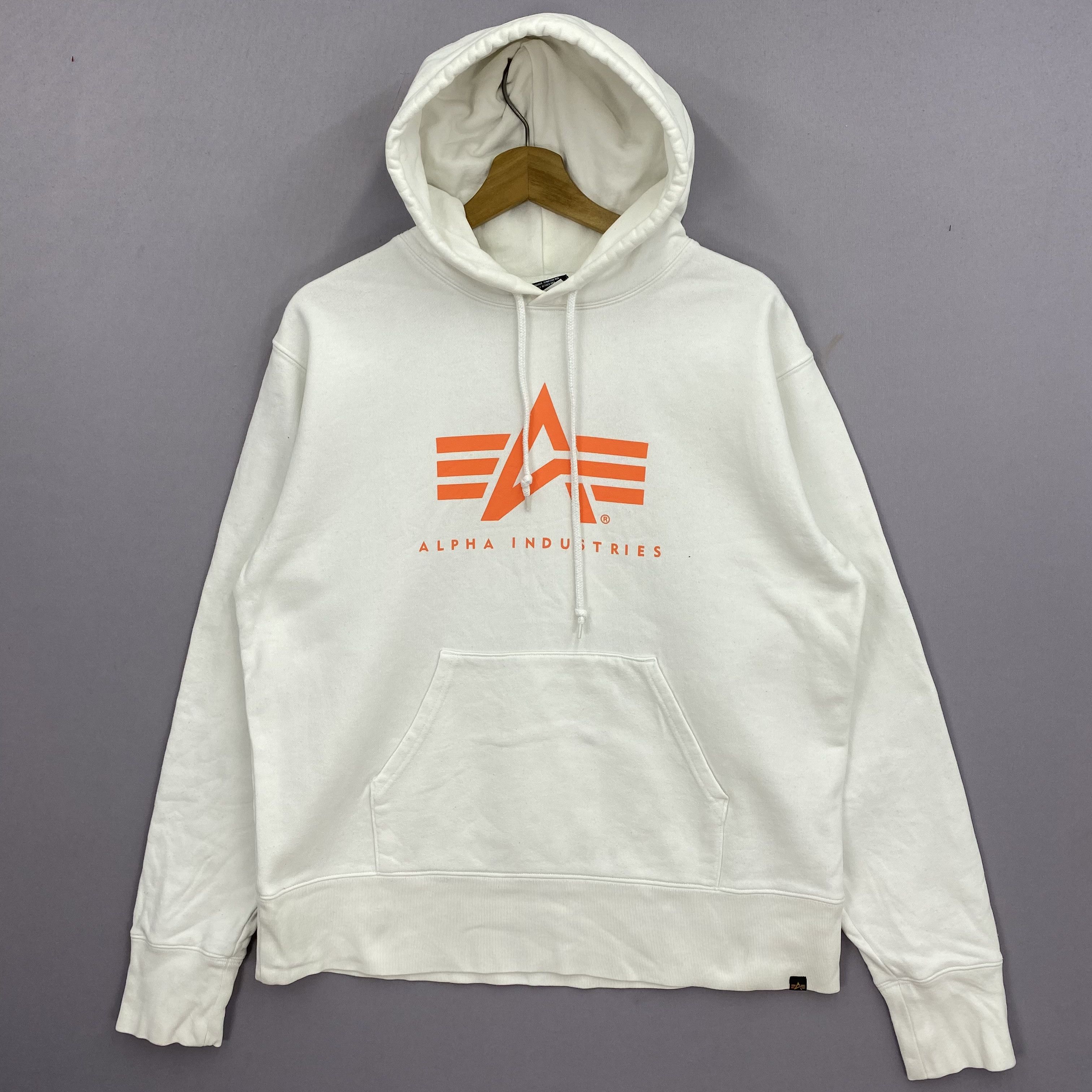 Alpha Industries Vintage Alpha Industries Sweater Hoodie Sweatshirt Jumper Size US M / EU 48-50 / 2 - 3 Thumbnail