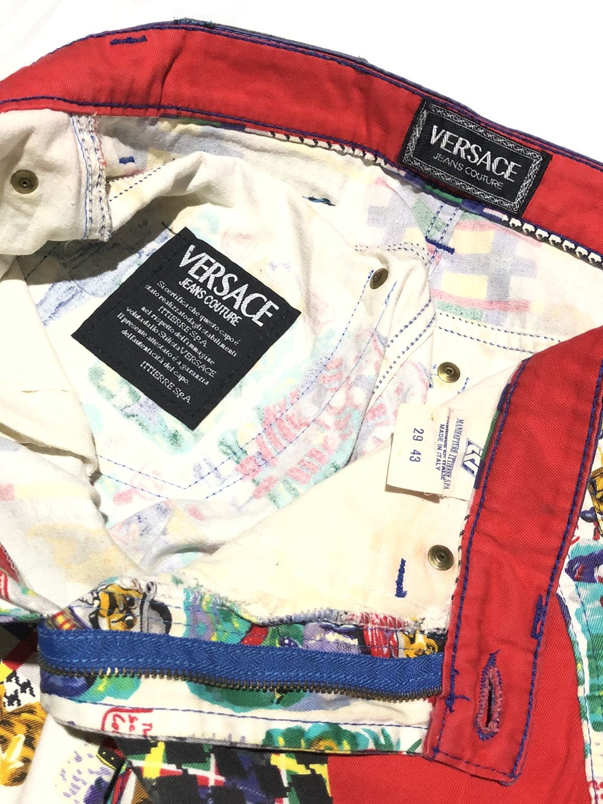 Versace Jeans Couture Versace Vintage Couture Jeans Size 27" / US 4 / IT 40 - 5 Thumbnail