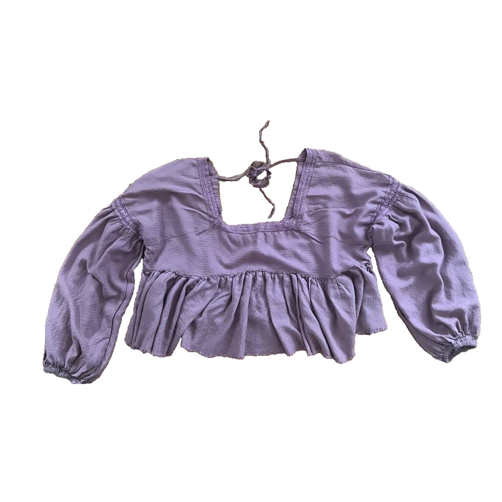 Urban Outfitters Urban OutFitters 3/4 Sleeve Izzy top Purple S-P A001535 Size S / US 4 / IT 40 - 1 Thumbnail