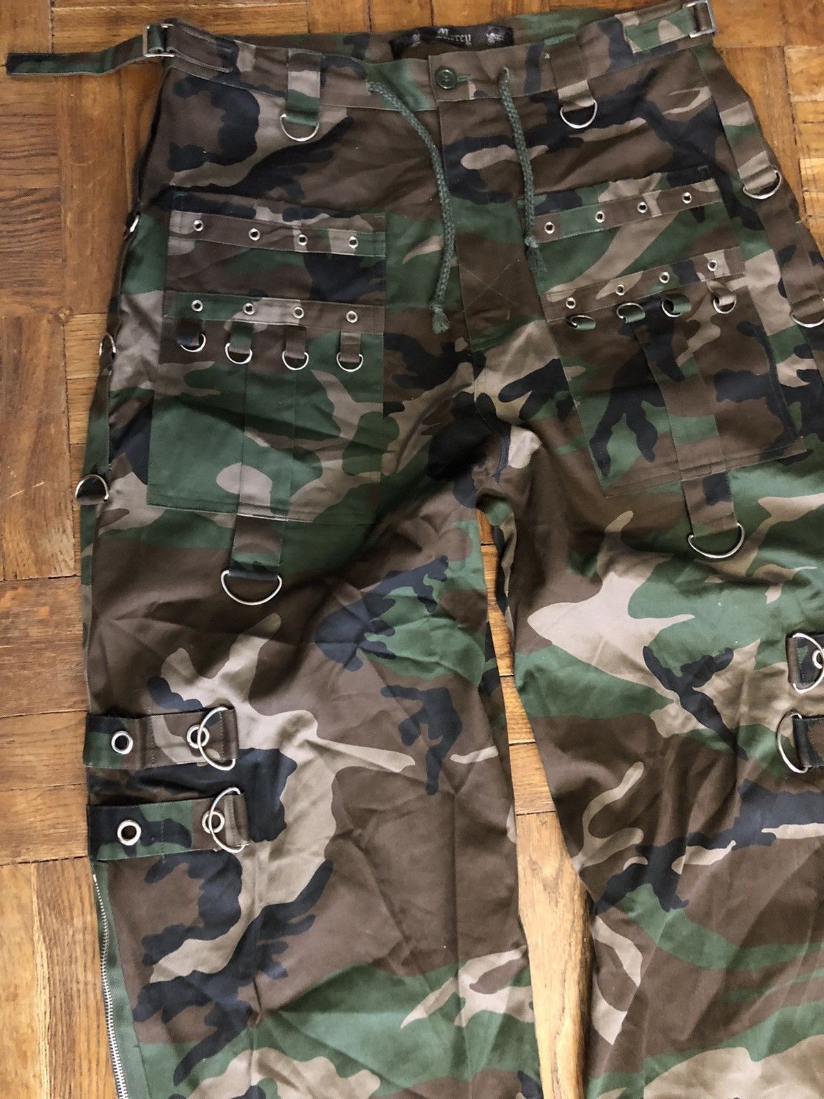 Vintage MERCY Japan Parachute Bondage Crago pants